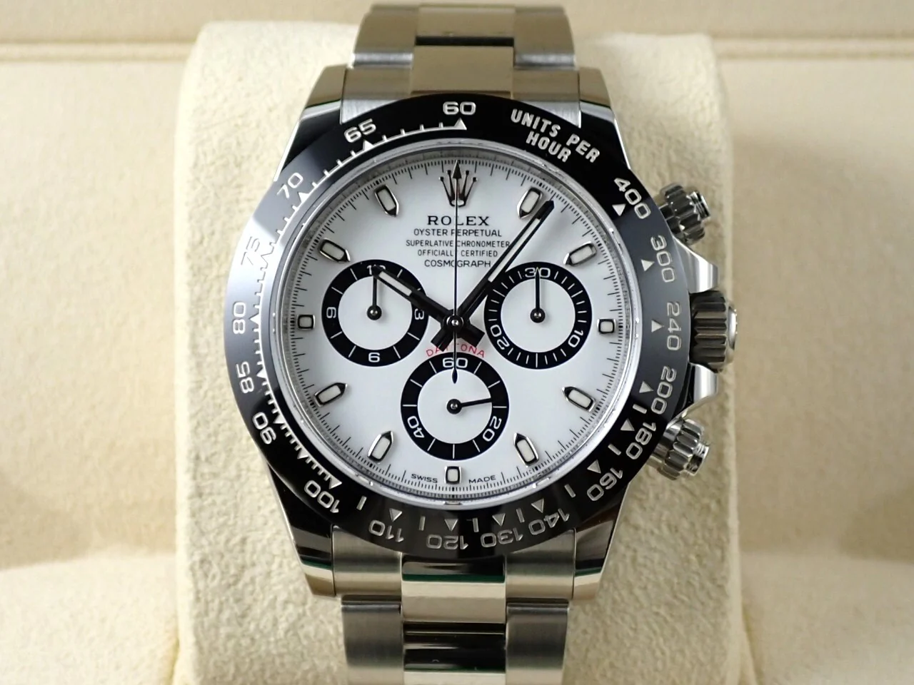 ロレックス デイトナ Ref.116500LN ステンレススチール ホワイト文字盤 - Image 2