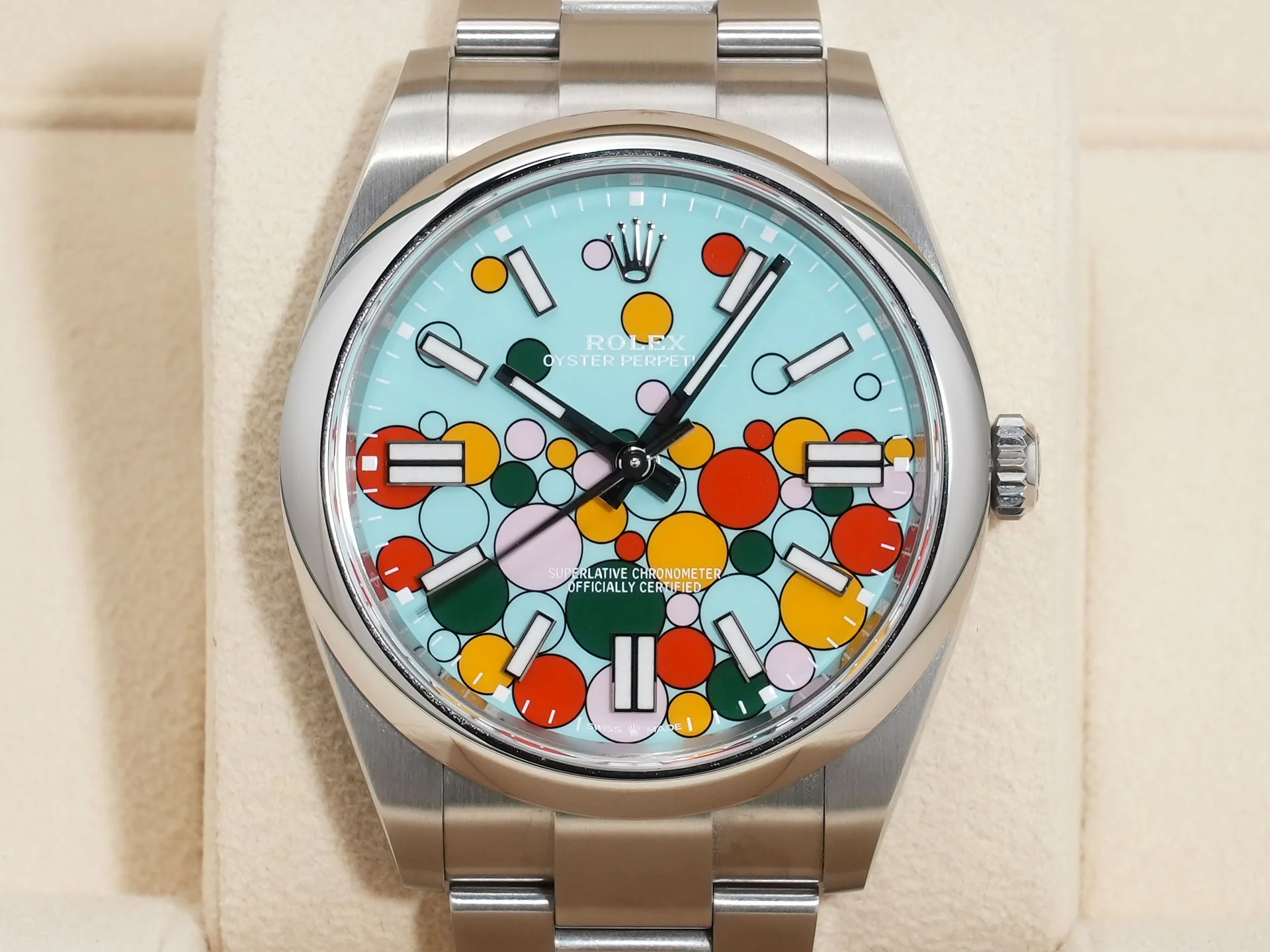 ロレックス オイスターパーペチュアル41 Ref.124300 ステンレススチール セレブレーションモチーフ文字盤 - Image 2