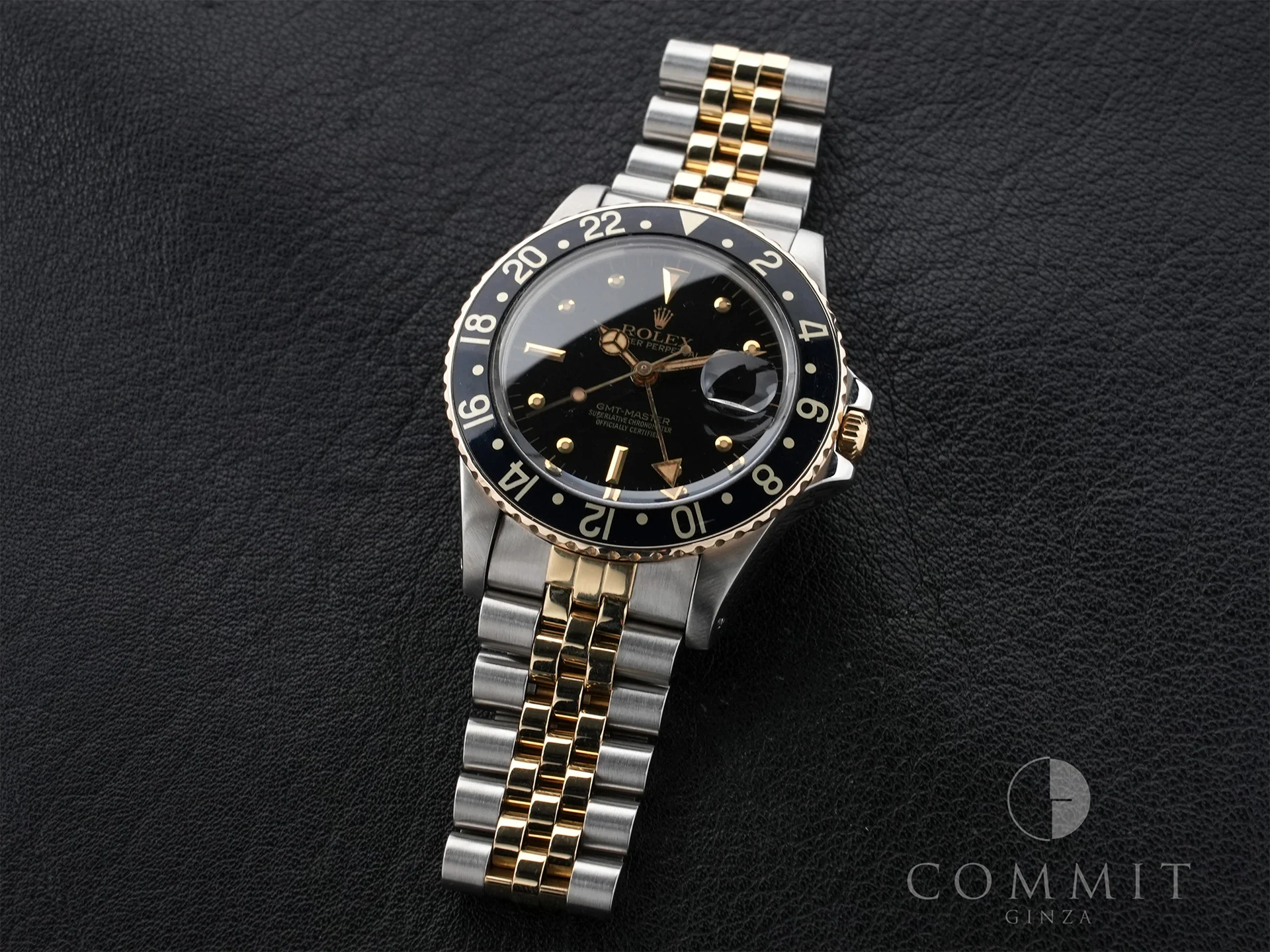 ロレックス GMTマスター Ref.16753 ステンレススチール/イエローゴールド ブラック文字盤 ジュビリーブレスレット 中古 56nqjw2u - Image 10