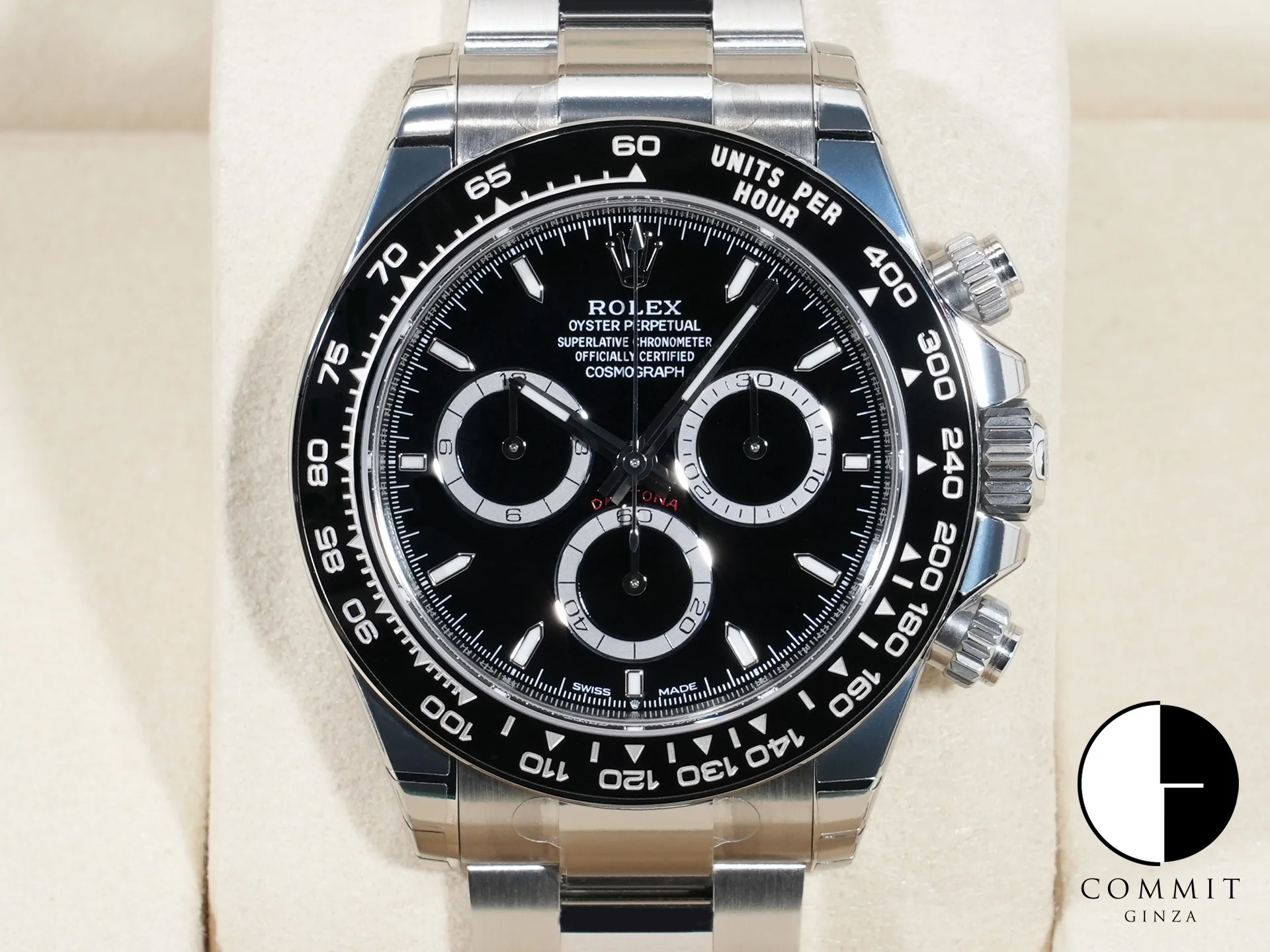ロレックス デイトナ Ref.126500LN ステンレススチール ブラック文字盤