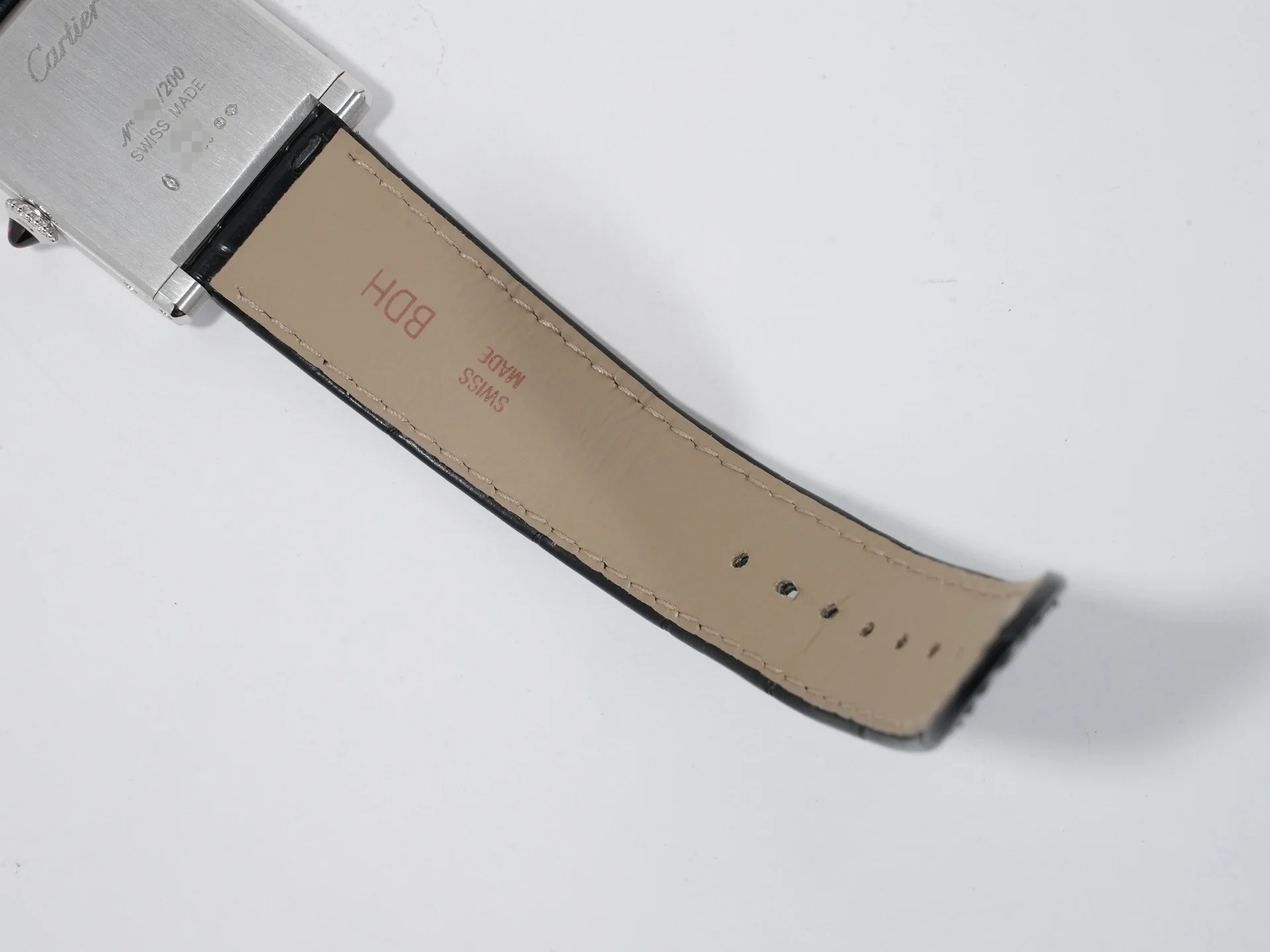カルティエ タンク ノルマル Ref.WGTA0109 プラチナ シルバー文字盤 美品 5d7xohq9 - Image 10