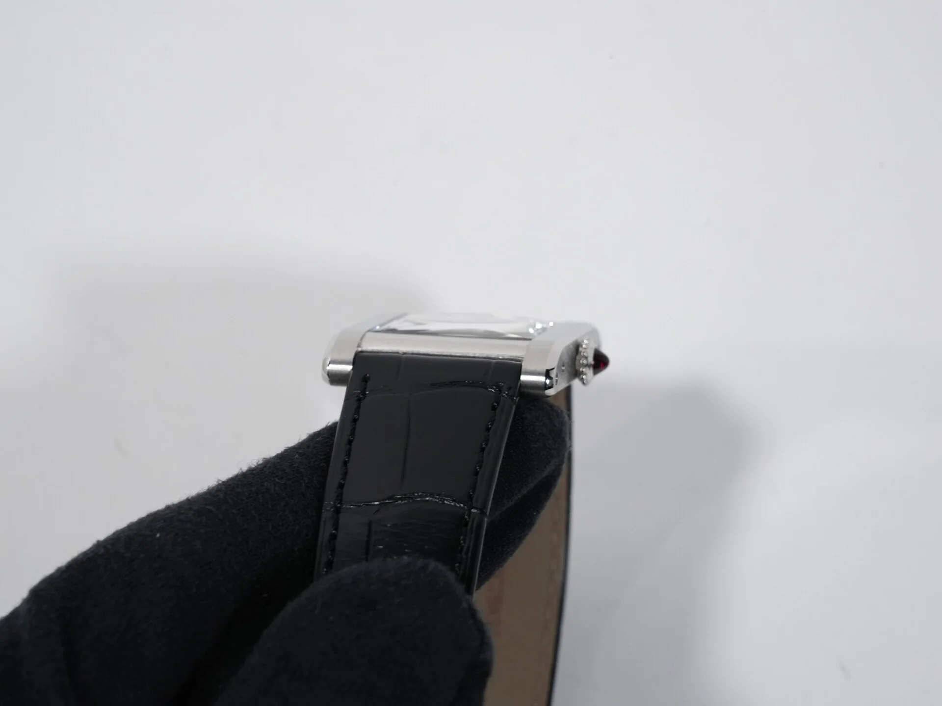 カルティエ タンク ノルマル Ref.WGTA0109 プラチナ シルバー文字盤 美品 5d7xohq9 - Image 6