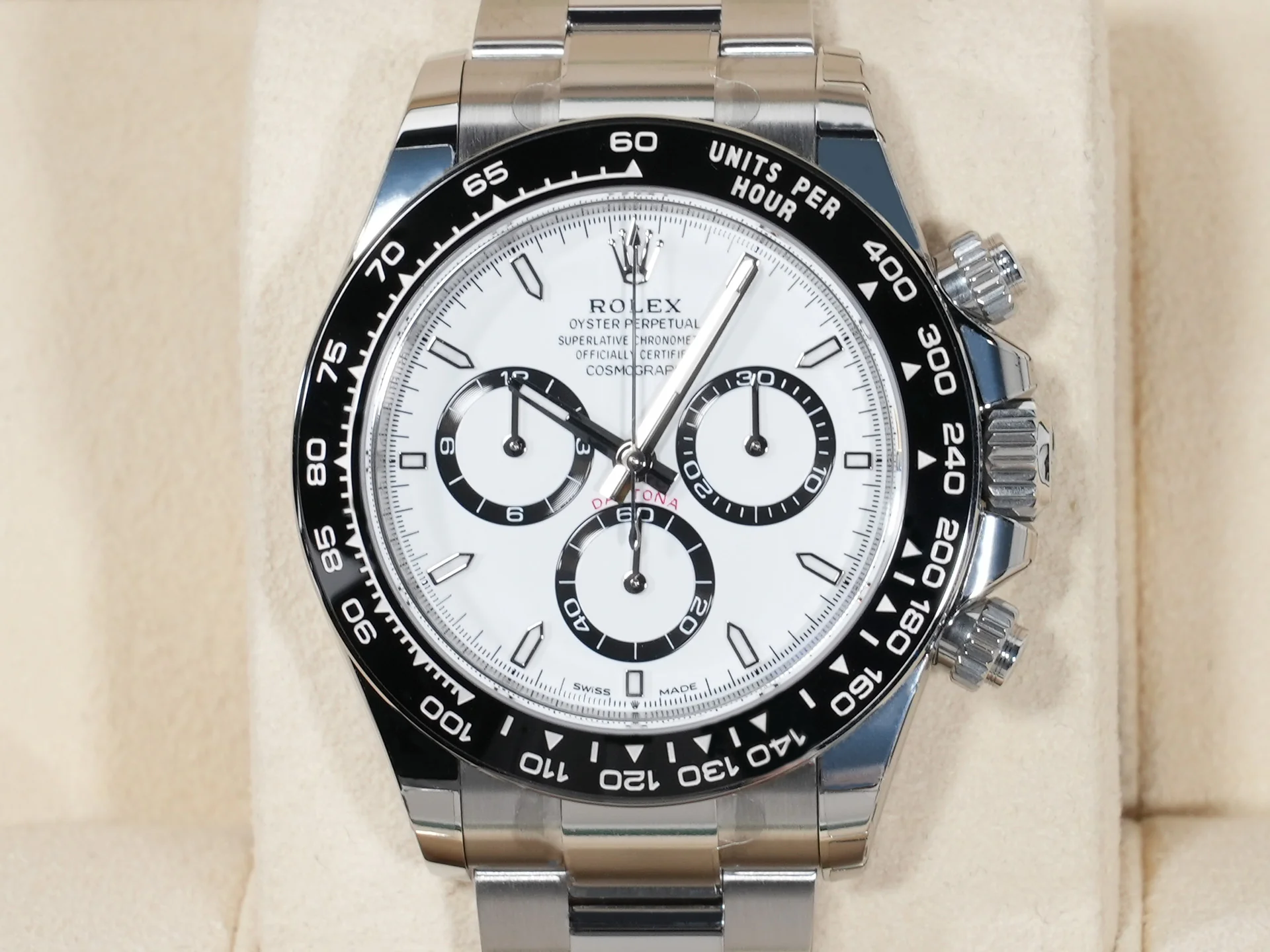 ロレックス デイトナ Ref.126500LN ステンレススチール ホワイト文字盤 - Image 2