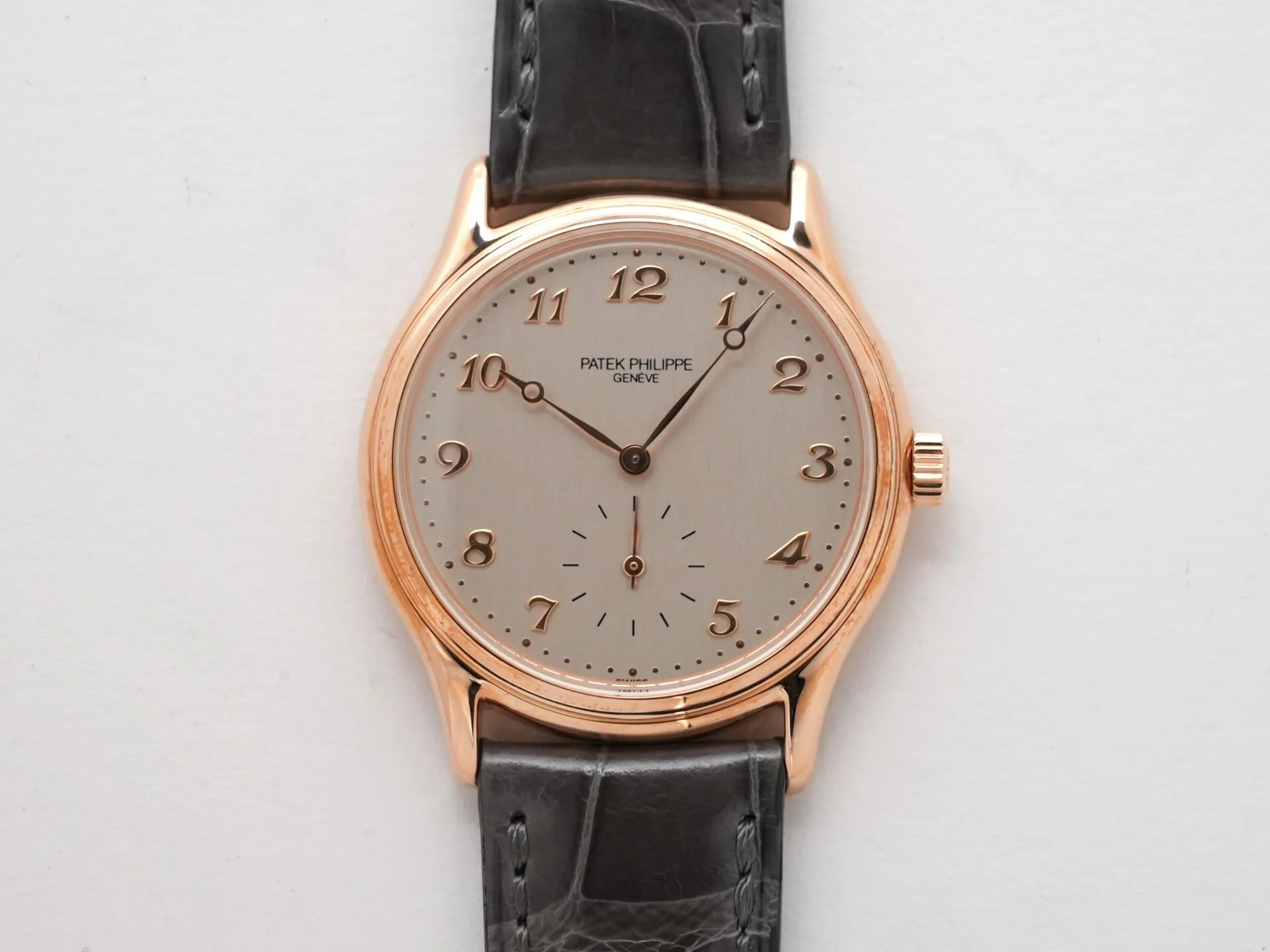 パテックフィリップ カラトラバ ハロッズ Ref.3923R-016 ローズゴールド シルバー文字盤 - Image 2