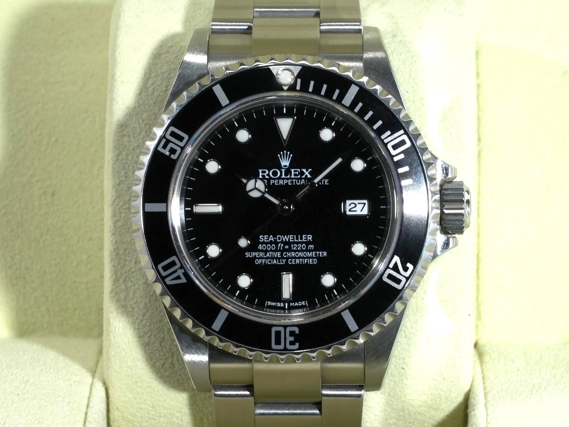 ロレックス シードゥエラー Ref.16600 ステンレススチール ブラック文字盤 - Image 2