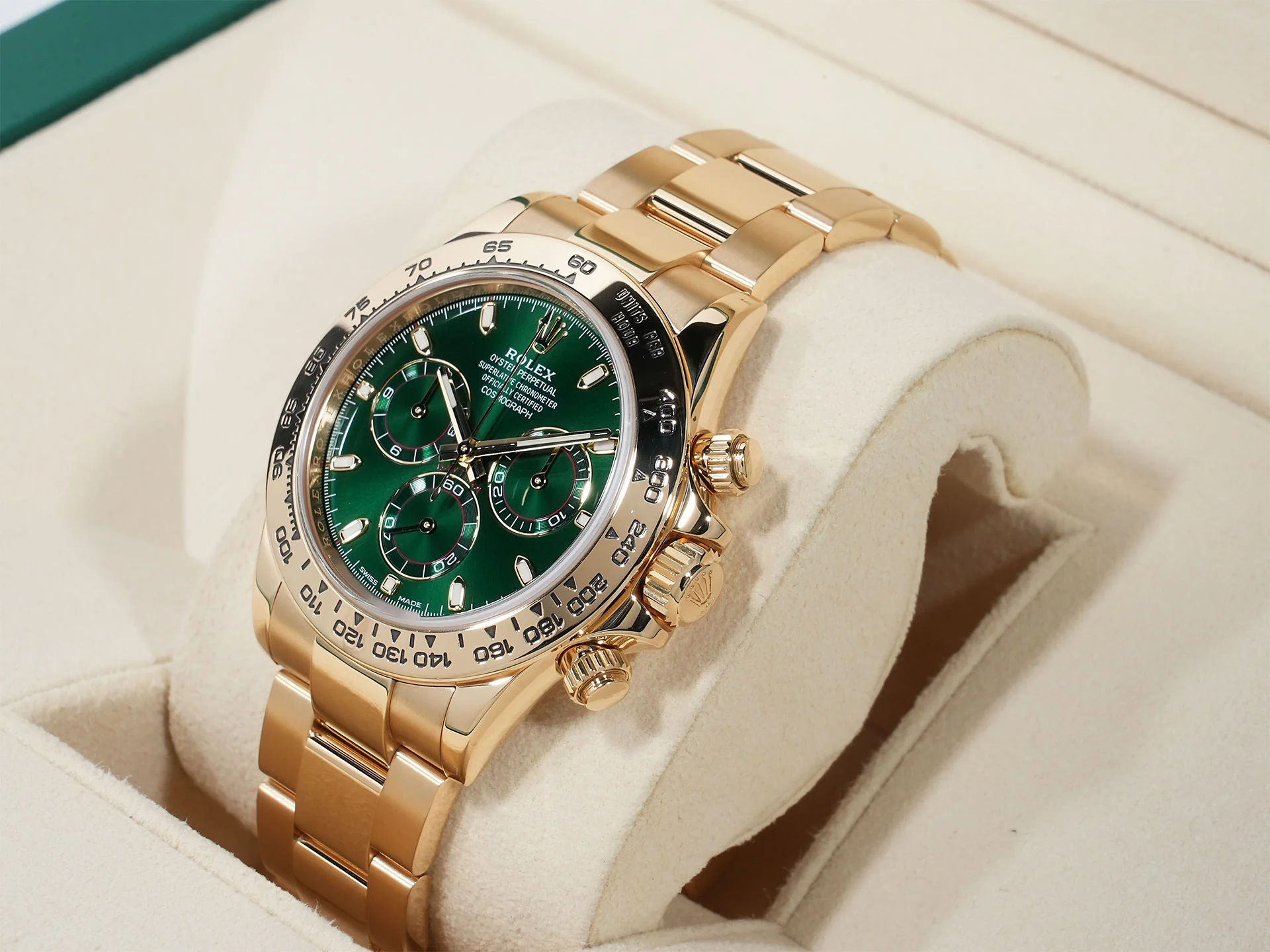 ロレックス デイトナ Ref.116508 イエローゴールド グリーン文字盤 美品 5srafs7e - Image 4