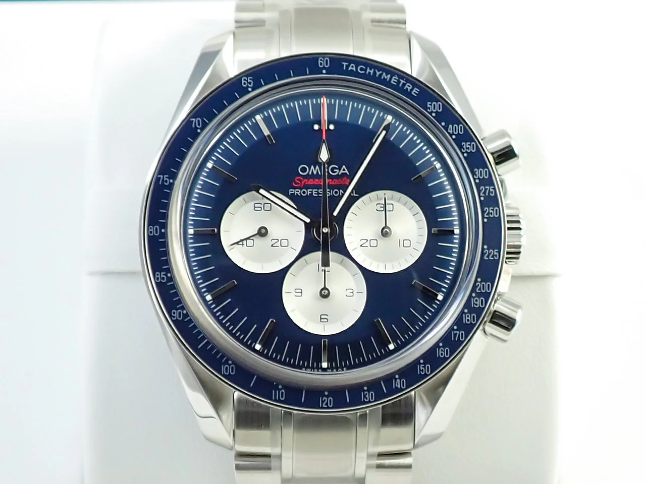 オメガ スピードマスター 記念モデル クロノグラフ 42MM Ref.522.30.42.30.03.001 ブルー文字盤 未使用 633LTTXS - Image 2