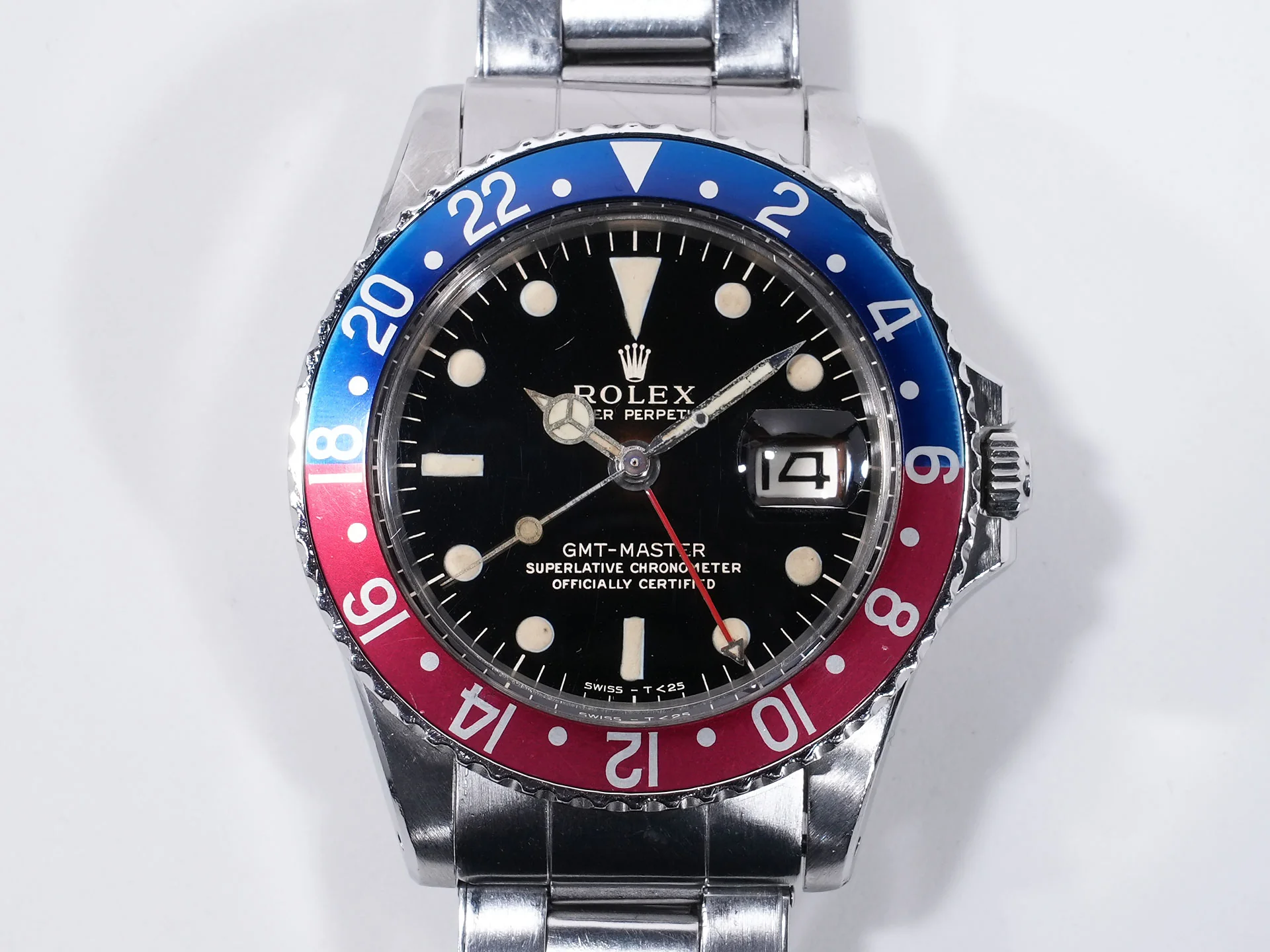 ロレックス GMTマスター Ref.1675M ステンレススチール ブラック文字盤 オイスターブレスレット 中古 654rzw5n - Image 2