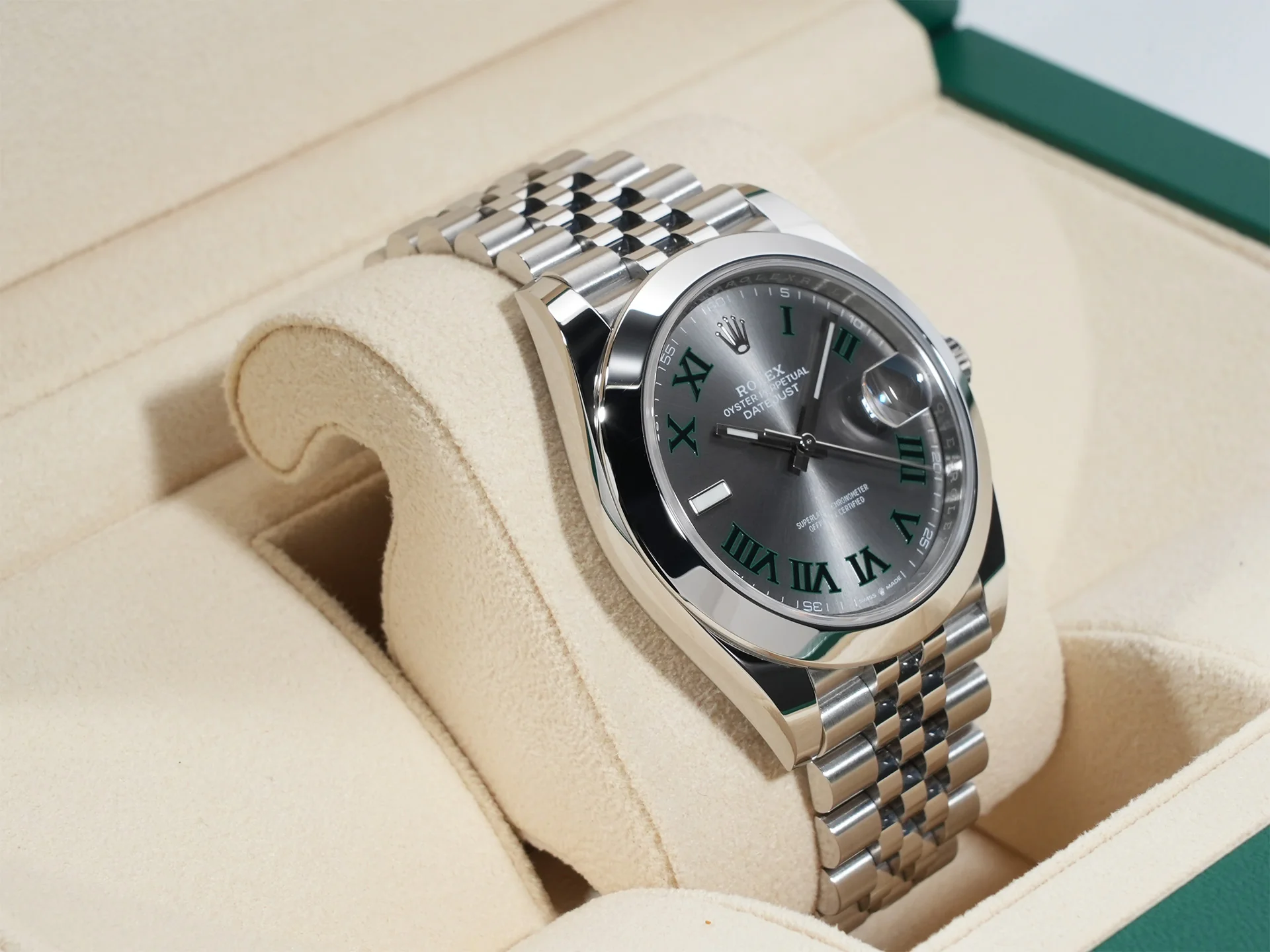 ロレックス デイトジャスト41 Ref.126300 ステンレススチール スレートローマン文字盤 ジュビリーブレスレット 美品 66giov7e - Image 5