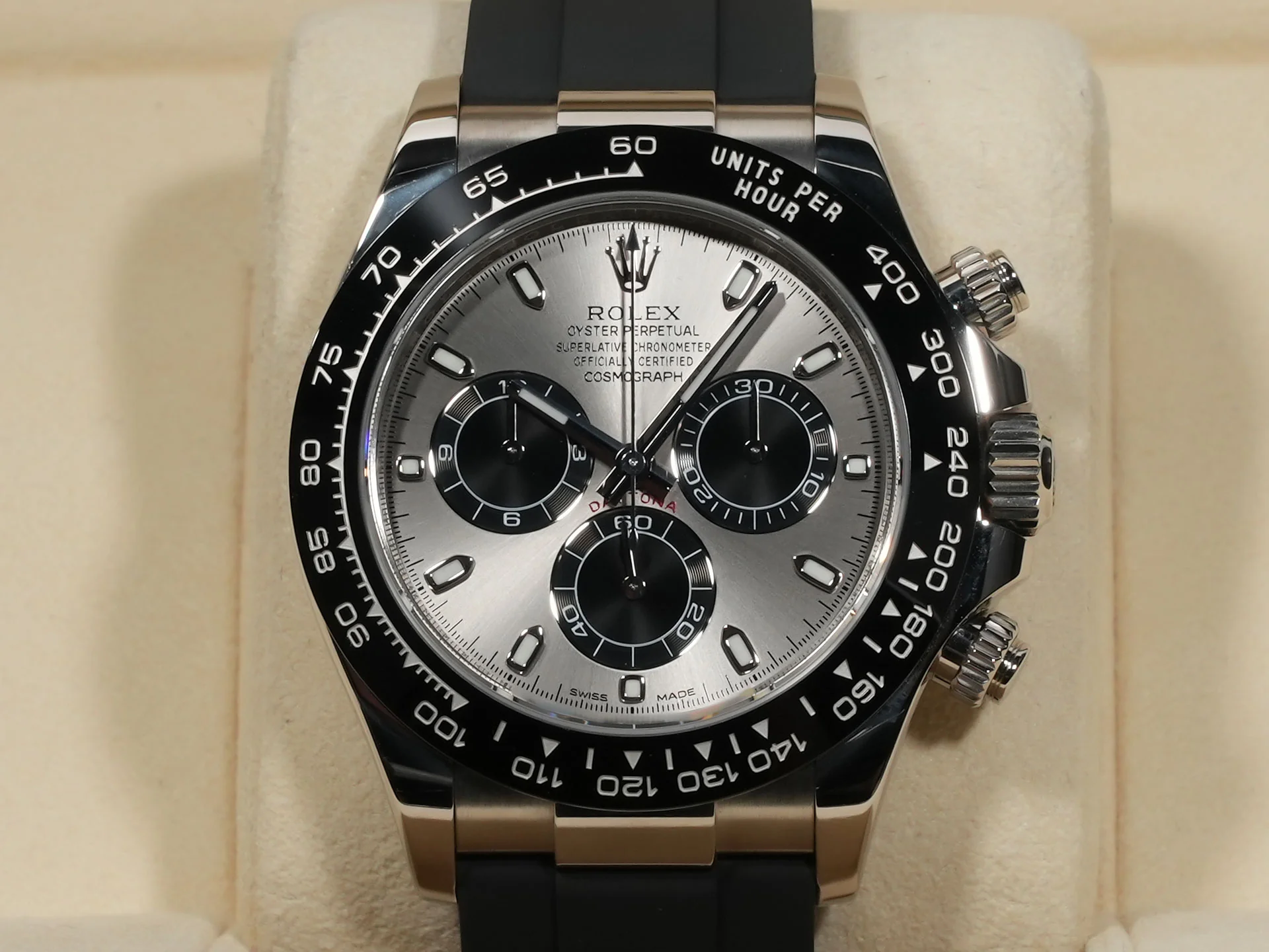 ロレックス デイトナ Ref.116519LN ホワイトゴールド スチールxブラック文字盤 - Image 2