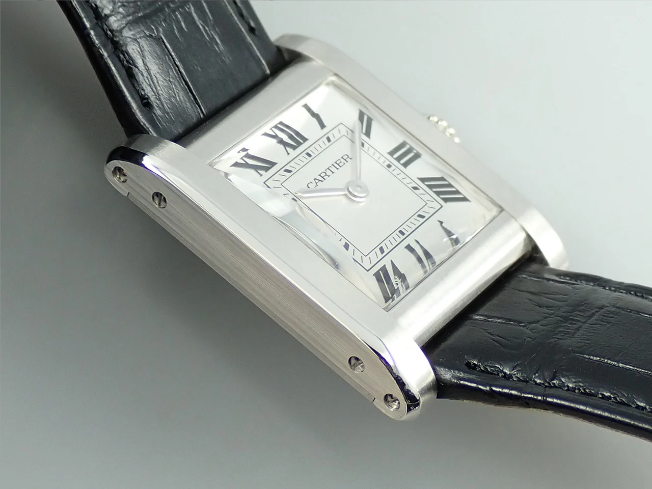 カルティエ タンク ノルマル Ref.WGTA0109 シルバー文字盤 美品 67W7FTSX - Image 4