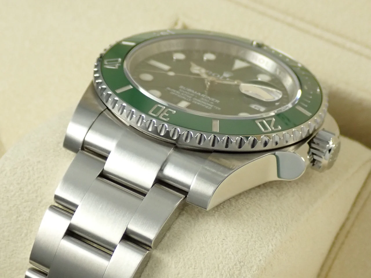 ロレックス サブマリーナー デイト Ref.116610LV ステンレススチール グリーン文字盤 - Image 6