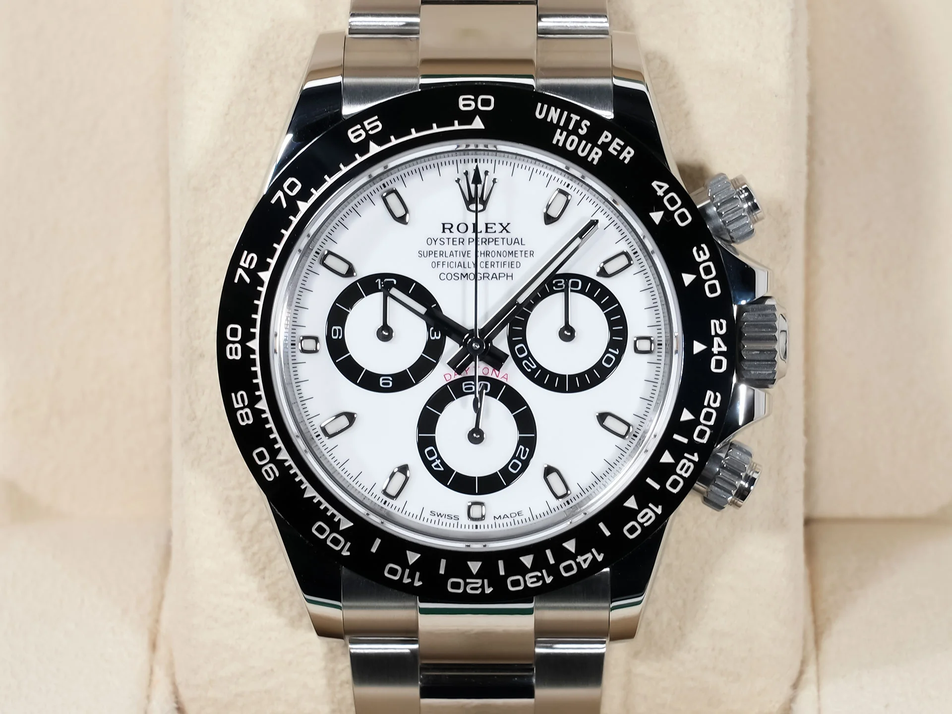 ロレックス デイトナ Ref.116500LN ステンレススチール ホワイト文字盤 - Image 2