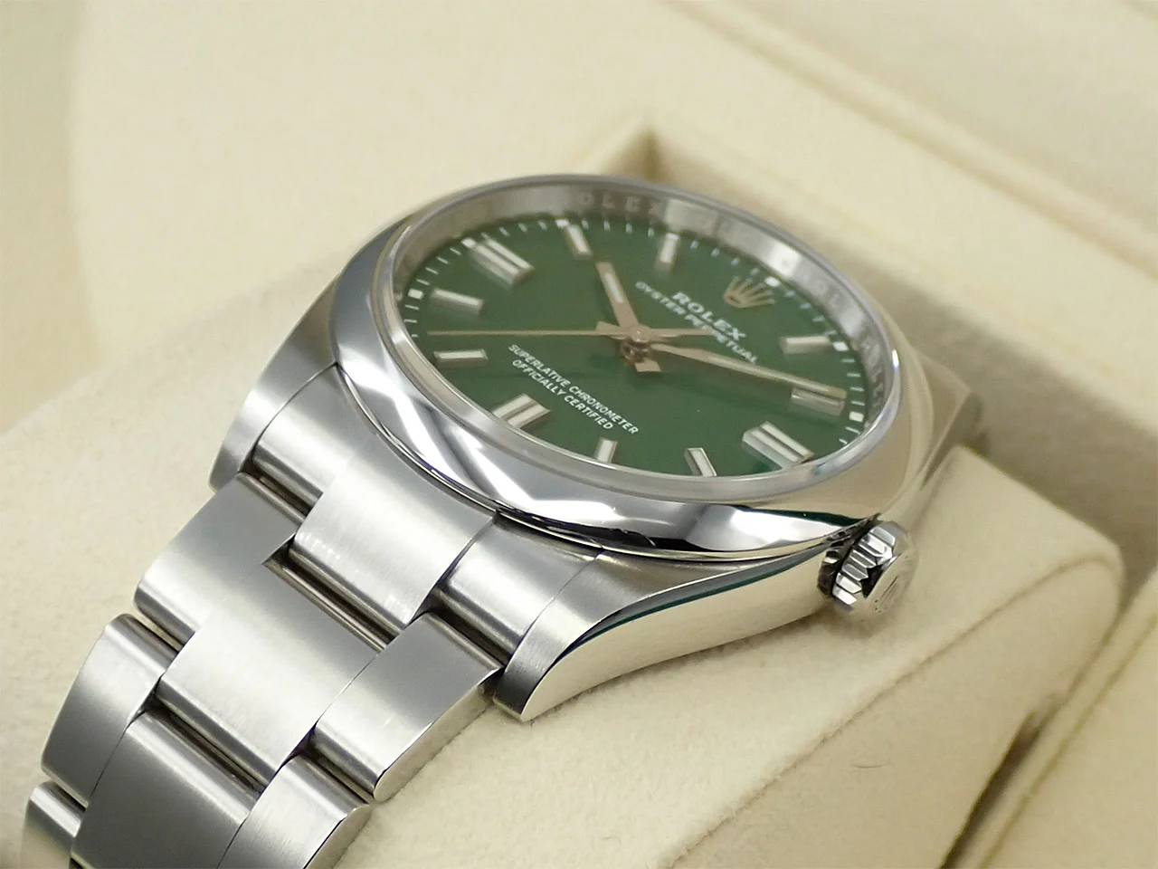 ロレックス オイスターパーペチュアル36 Ref.126000 ステンレススチール グリーン文字盤 - Image 6