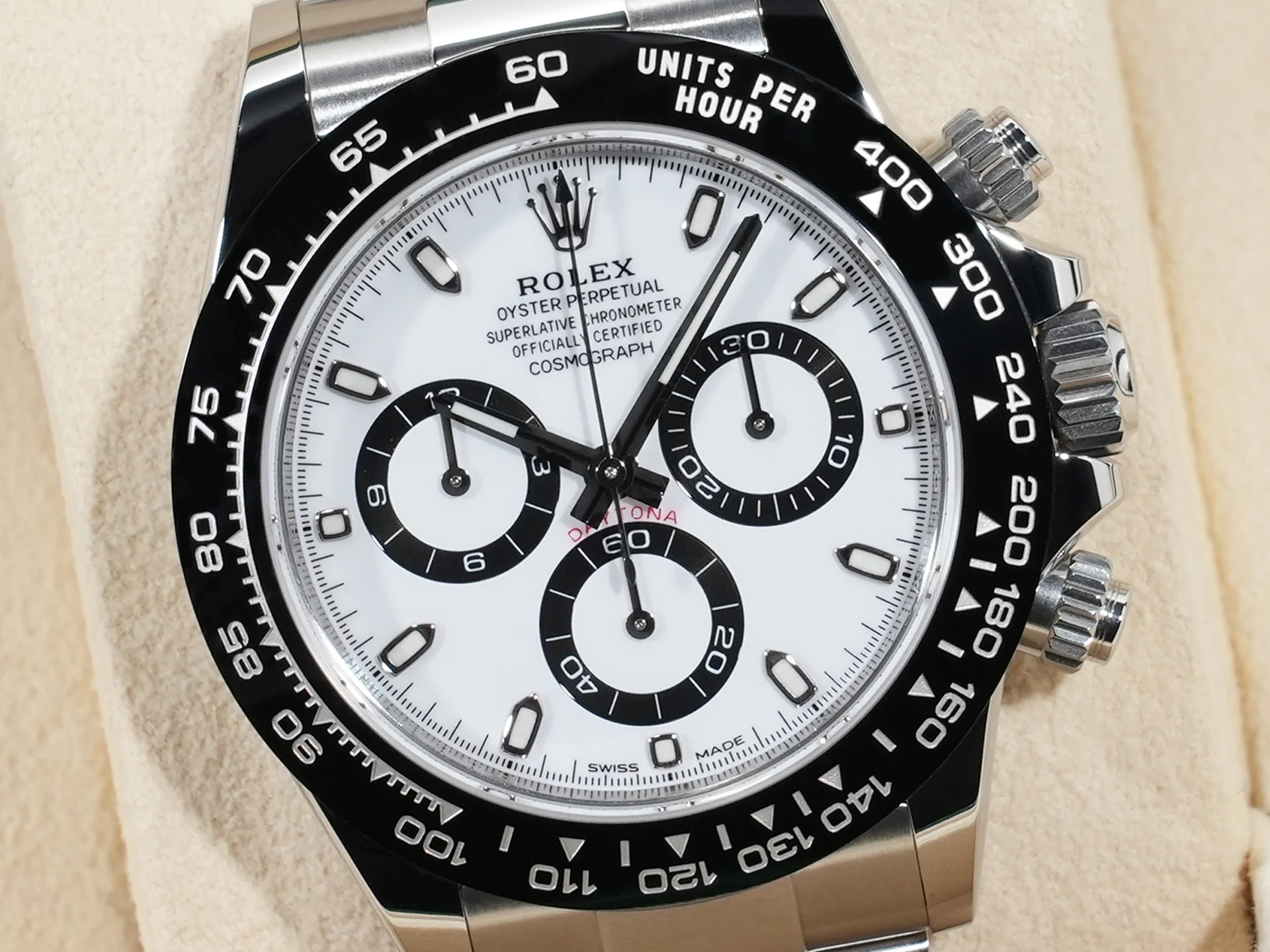 ロレックス デイトナ Ref.116500LN ステンレススチール ホワイト文字盤 - Image 3