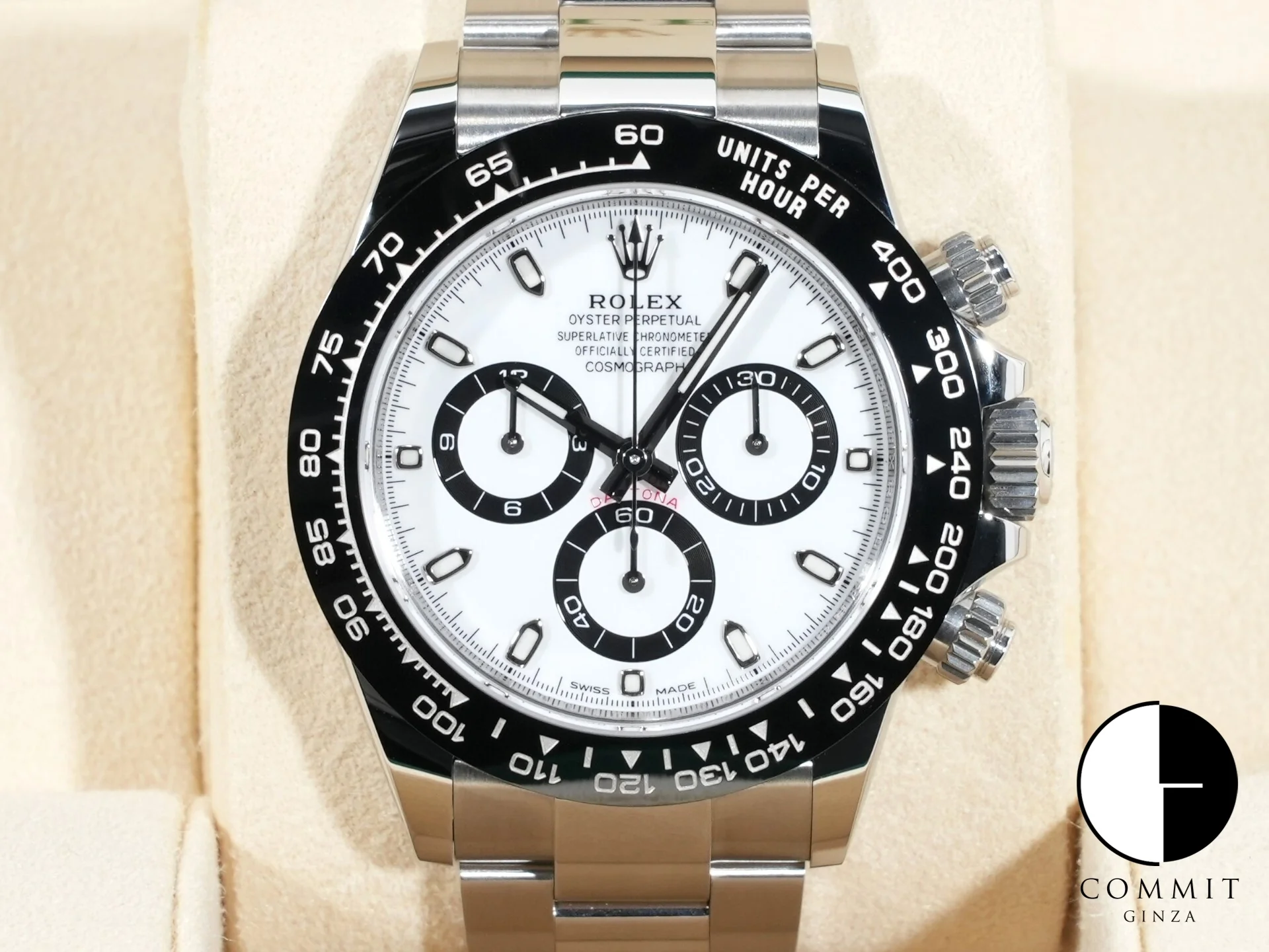 ロレックス デイトナ Ref.116500LN ステンレススチール ホワイト文字盤