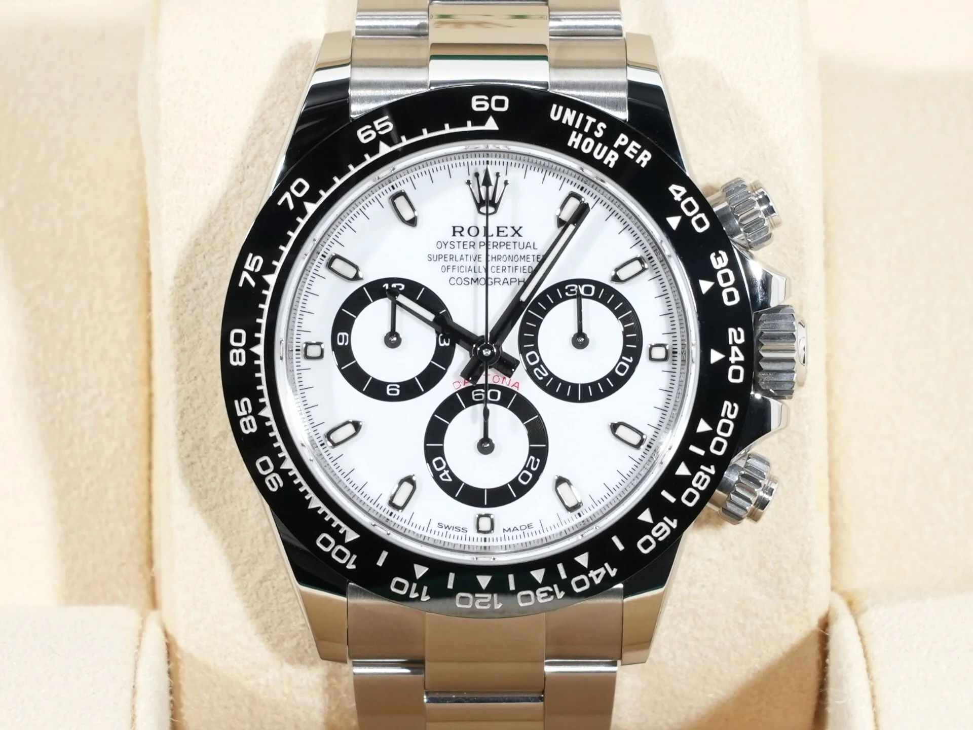ロレックス デイトナ Ref.116500LN ステンレススチール ホワイト文字盤 - Image 2