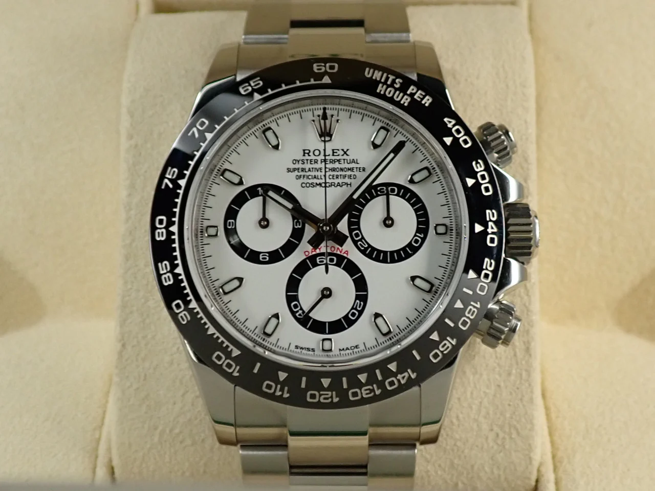 ロレックス デイトナ Ref.116500LN ステンレススチール ホワイト文字盤 - Image 2