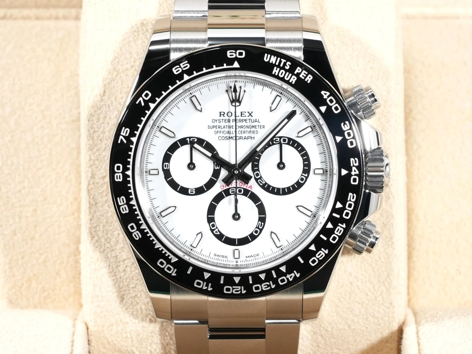ロレックス デイトナ Ref.126500LN ステンレススチール ホワイト文字盤 - Image 2