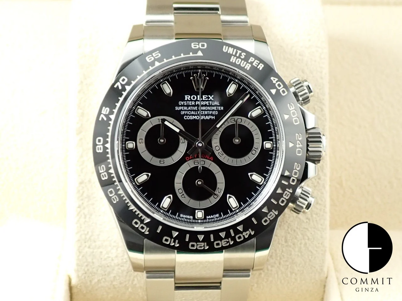 ロレックス デイトナ Ref.116500LN ステンレススチール ブラック文字盤