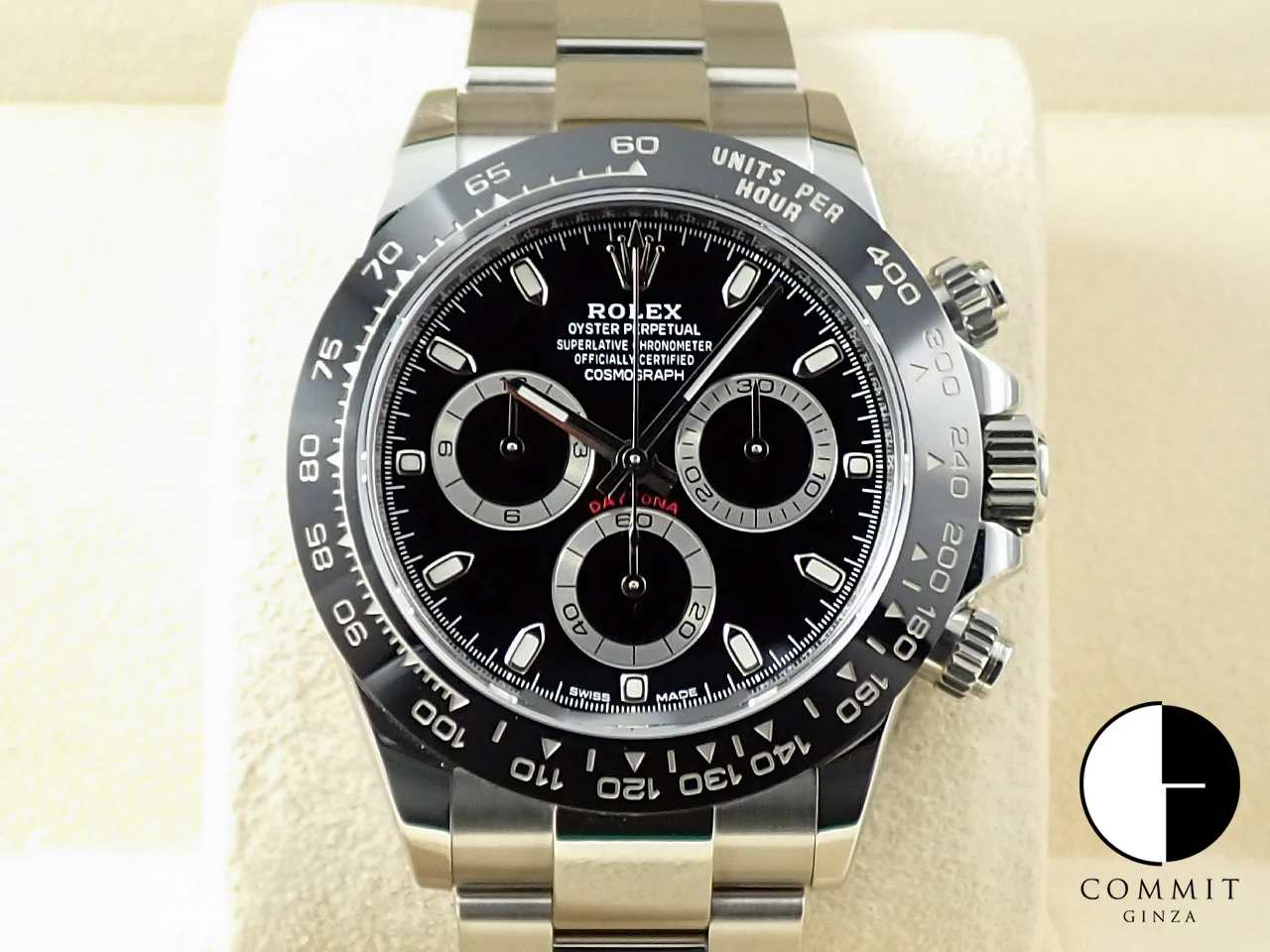 ロレックス デイトナ Ref.116500LN ステンレススチール ブラック文字盤