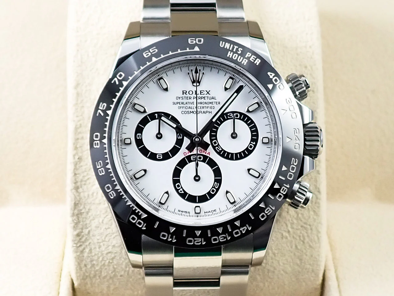 ロレックス デイトナ Ref.116500LN ステンレススチール ホワイト文字盤 - Image 2