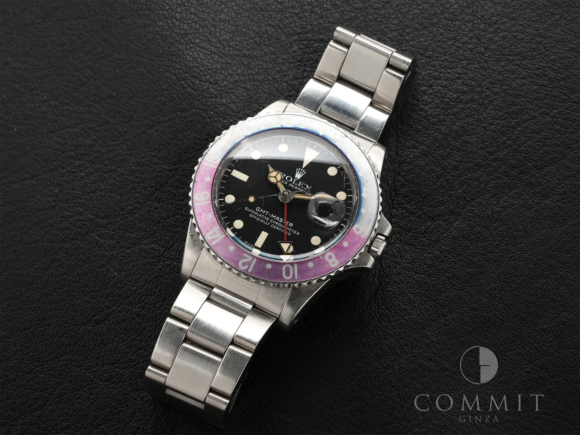 ロレックス GMTマスター Ref.1675 ステンレススチール ブラック文字盤 オイスターブレスレット - Image 15
