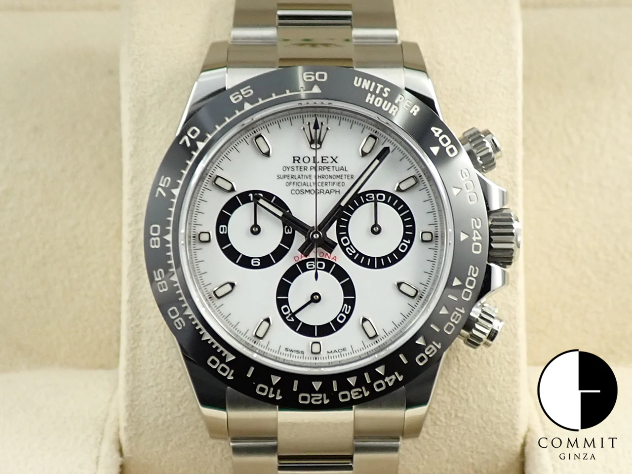 ロレックス デイトナ Ref.116500LN ステンレススチール ホワイト文字盤