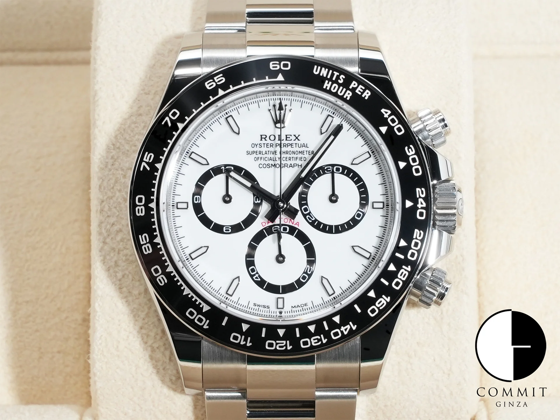ロレックス デイトナ Ref.126500LN ステンレススチール ホワイト文字盤