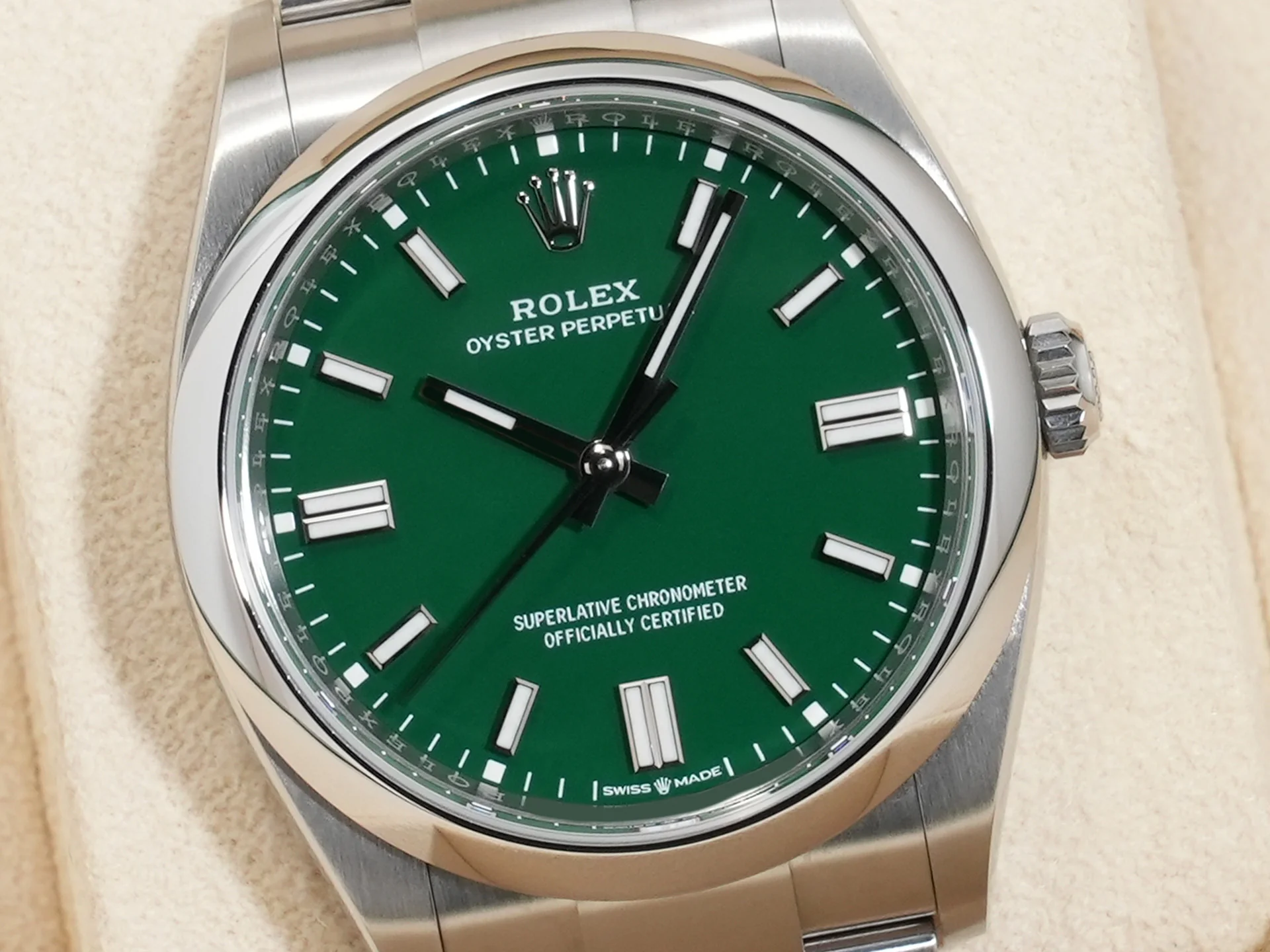 ロレックス オイスターパーペチュアル36 Ref.126000 ステンレススチール グリーン文字盤 - Image 3