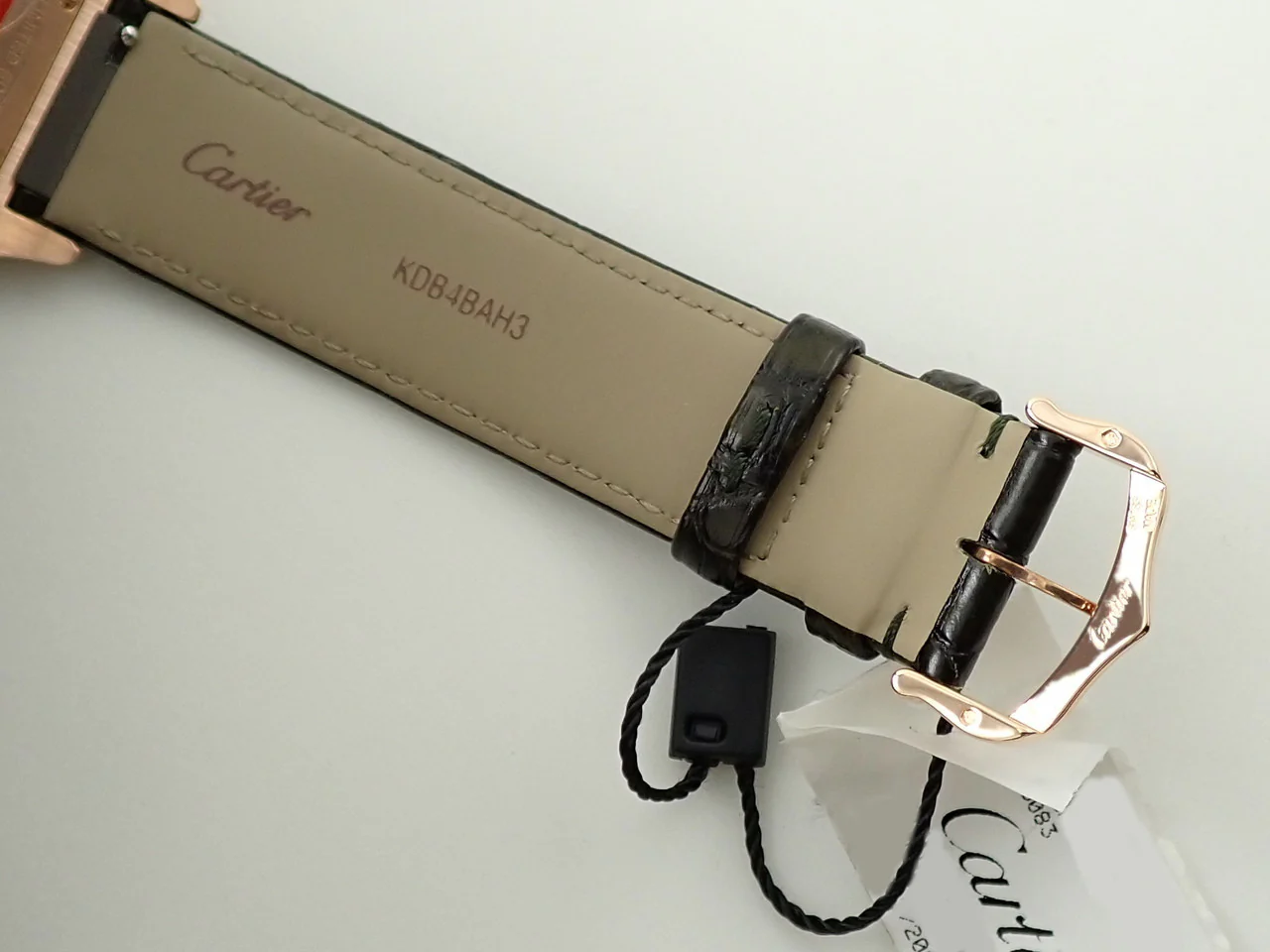 カルティエ サントス デュモン XL Ref.WGSA0083 ベージュ文字盤 未使用 70KK5634 - Image 8