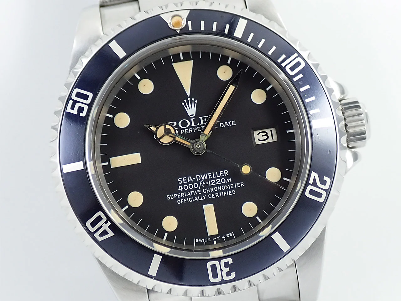 ロレックス シードゥエラー トリプルシックス Ref.16660 ステンレススチール ブラック文字盤 - Image 3