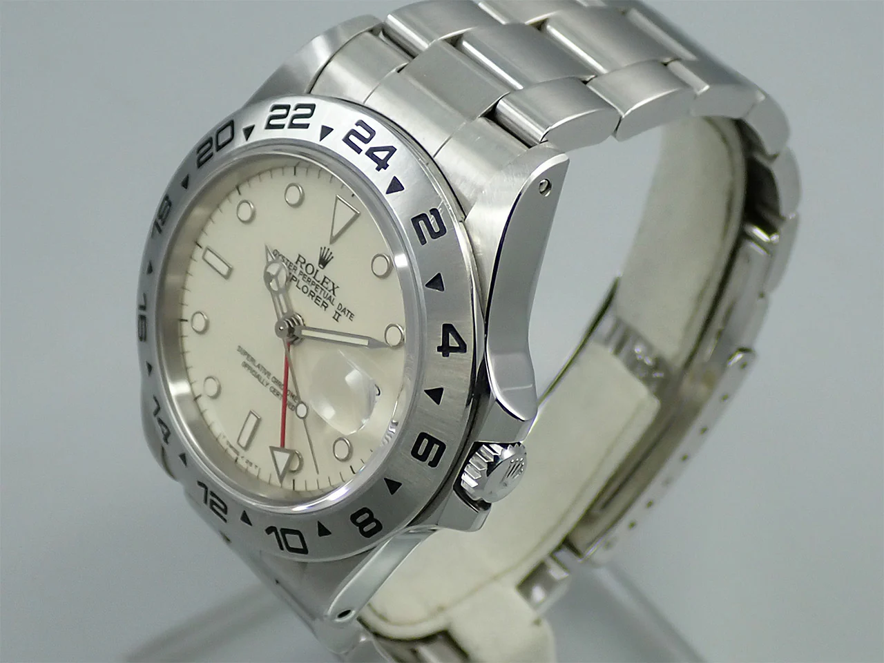 ロレックス エクスプローラーII Ref.16550 ステンレススチール アイボリー文字盤 - Image 4