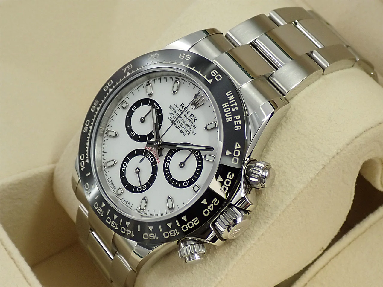 ロレックス デイトナ Ref.116500LN ステンレススチール ホワイト文字盤 - Image 4