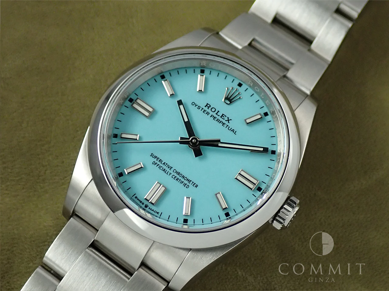 ロレックス オイスターパーペチュアル36 Ref.126000 ステンレススチール ターコイズ文字盤 - Image 13