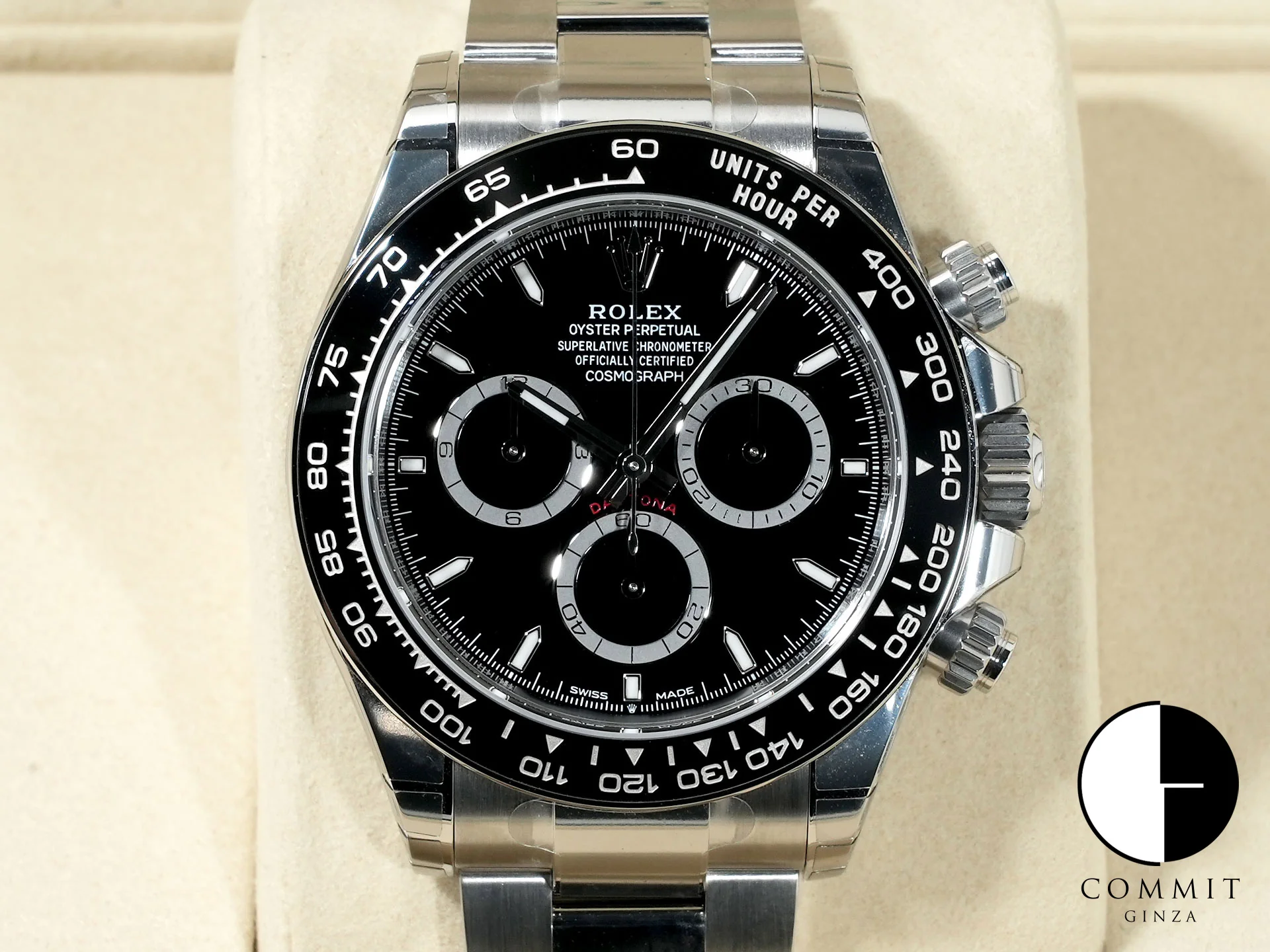 ロレックス デイトナ Ref.126500LN ステンレススチール ブラック文字盤 未使用 78xtqp88
