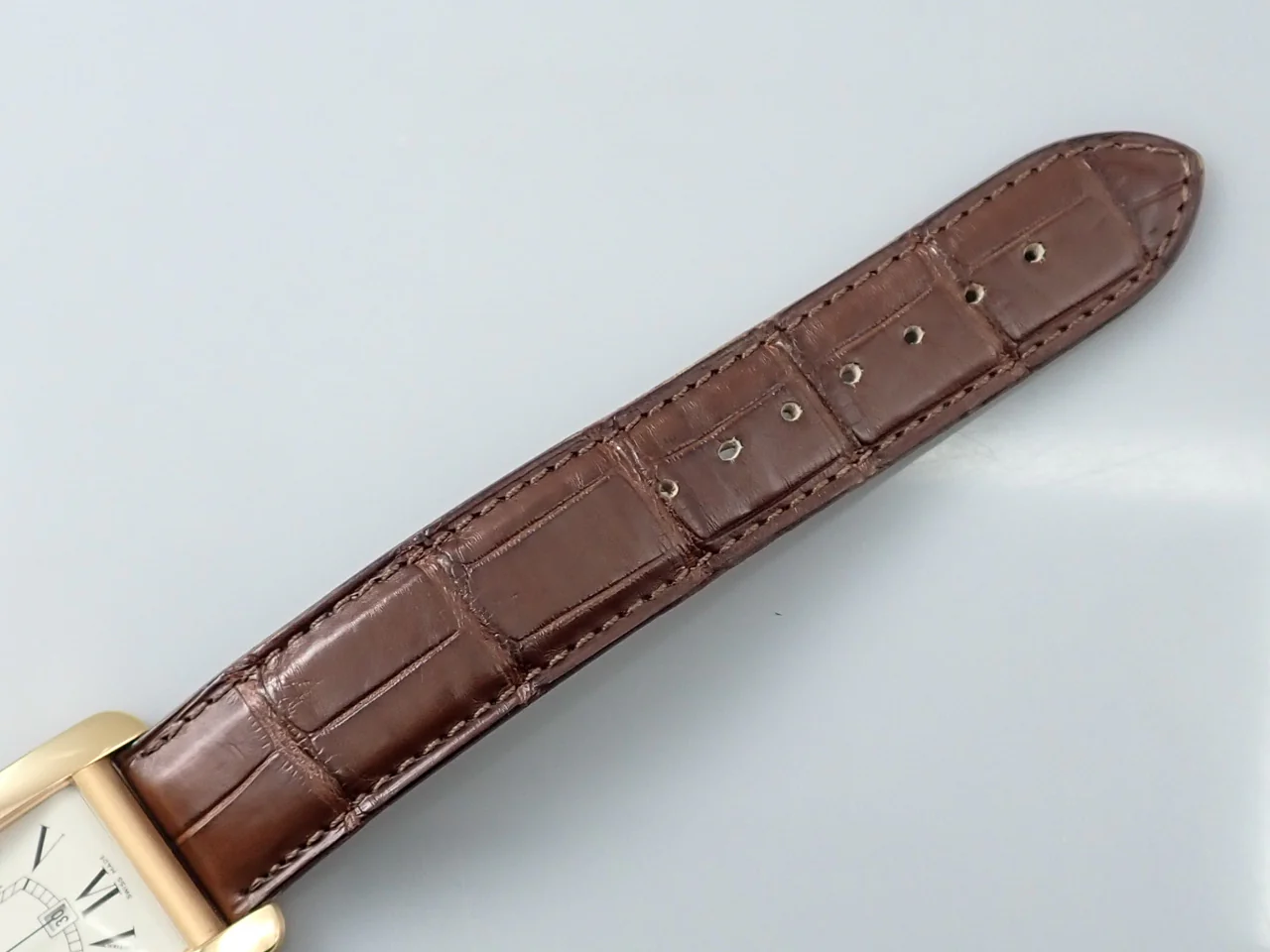カルティエ タンク アメリカン LM Ref.W2609156 シルバー文字盤 中古 79HS3547 - Image 10