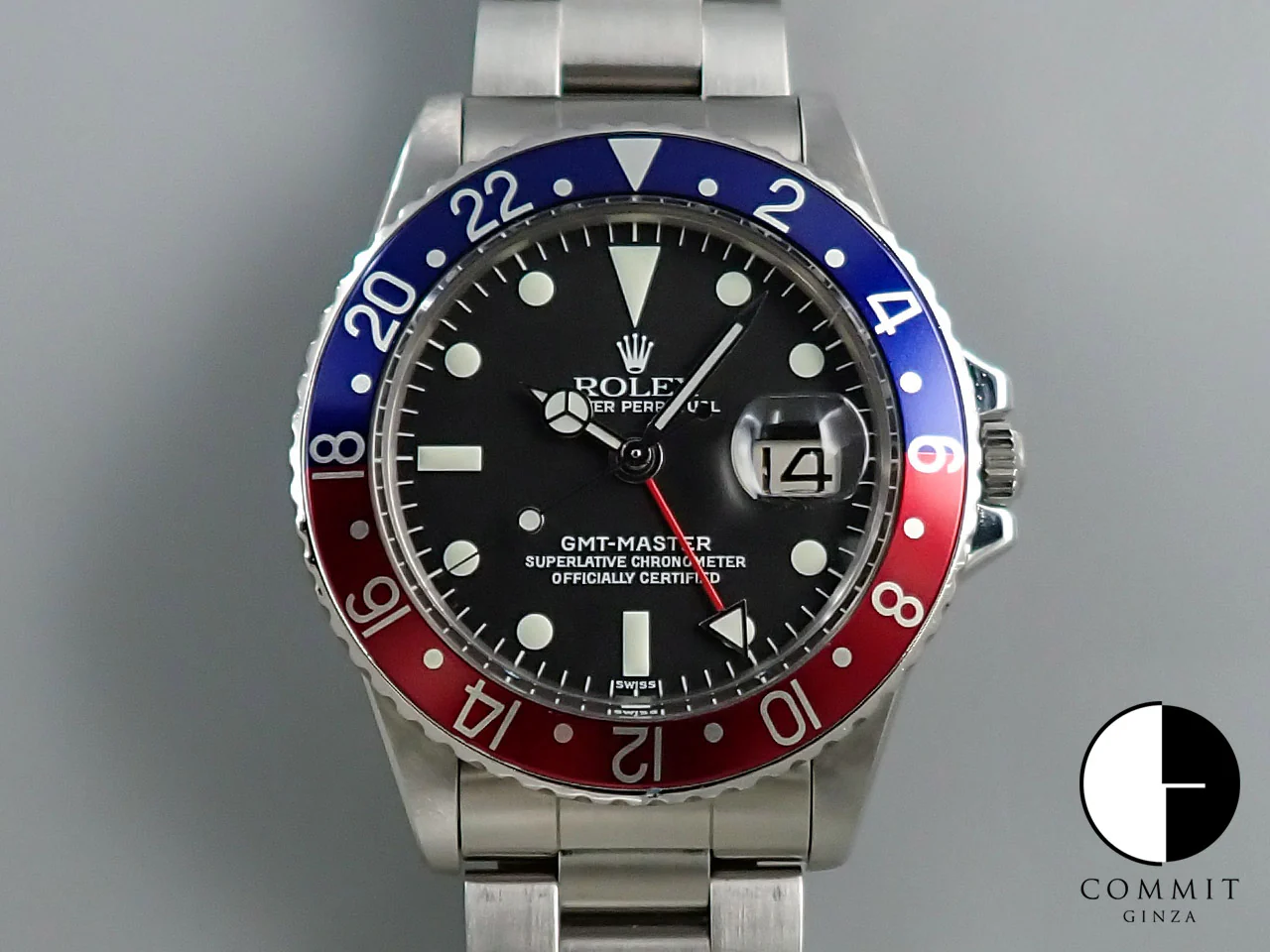 ロレックス GMTマスター Ref.1675 ステンレススチール ブラック文字盤 オイスターブレスレット