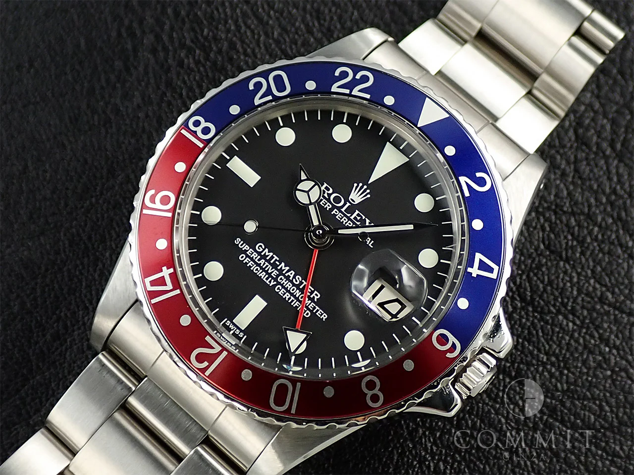 ロレックス GMTマスター Ref.1675 ステンレススチール ブラック文字盤 オイスターブレスレット - Image 16