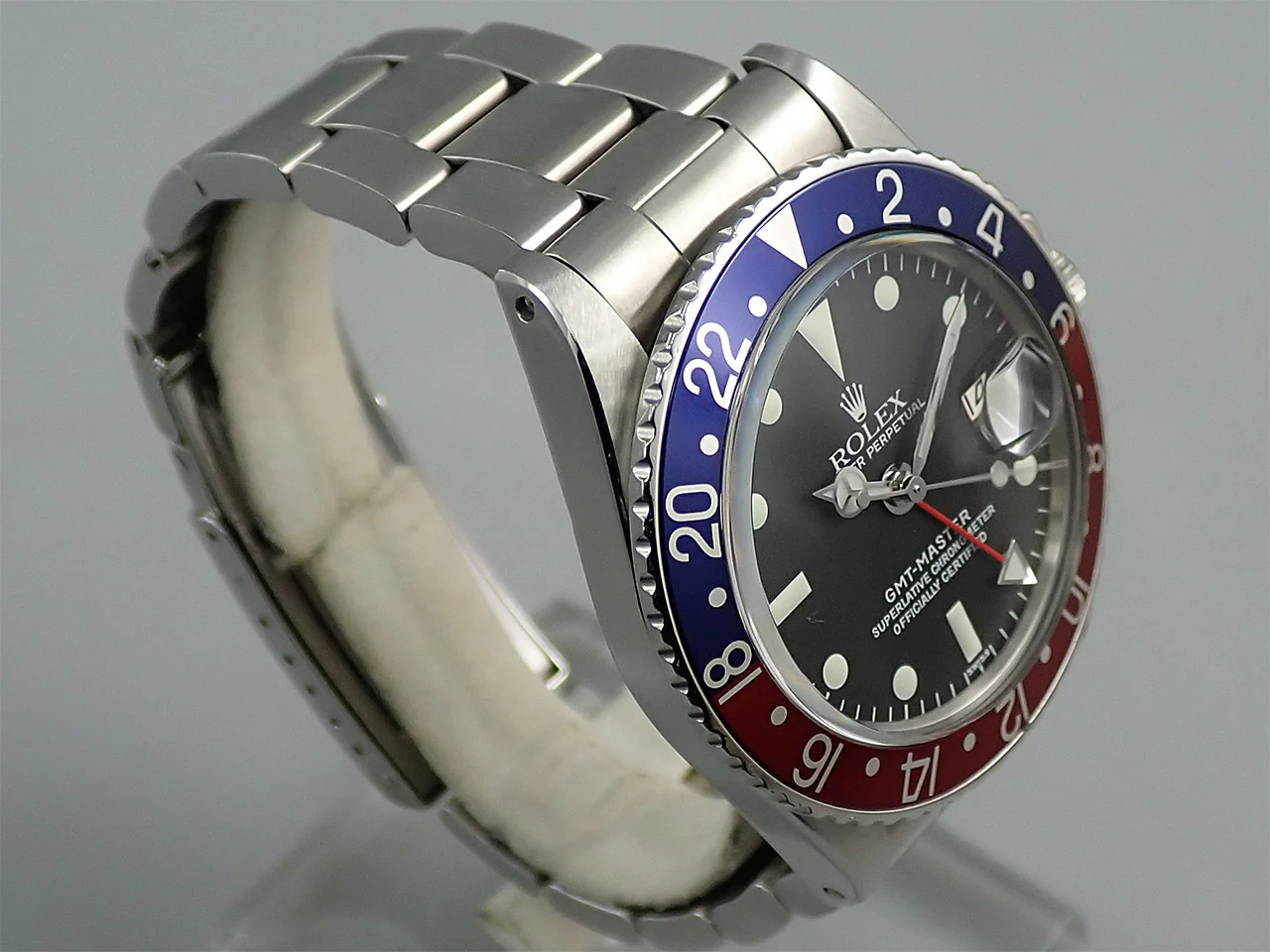 ロレックス GMTマスター Ref.1675 ステンレススチール ブラック文字盤 オイスターブレスレット - Image 5