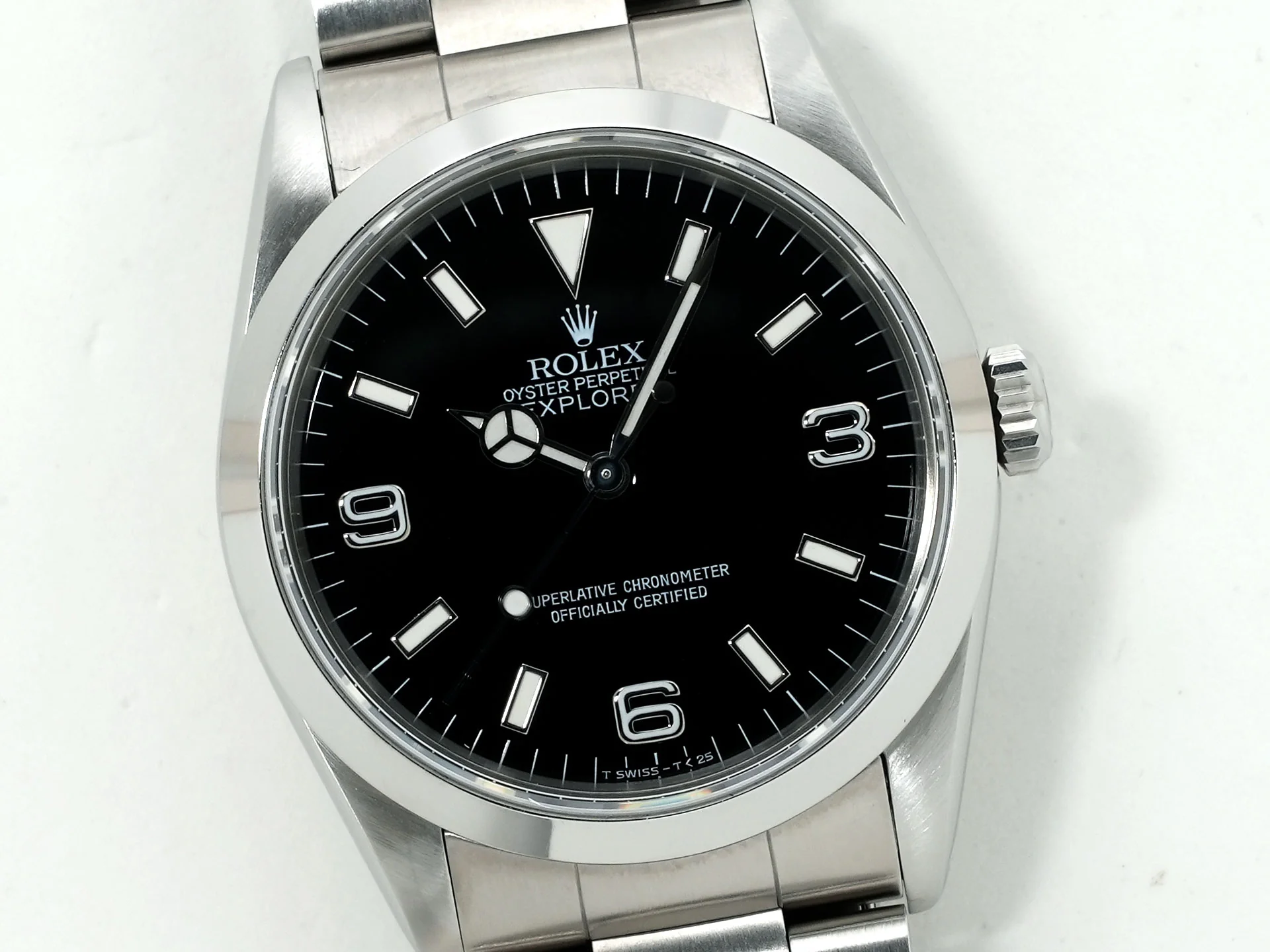 ロレックス エクスプローラーI Ref.14270 ステンレススチール ブラック文字盤 オイスターブレスレット 中古 7byecoiv - Image 3
