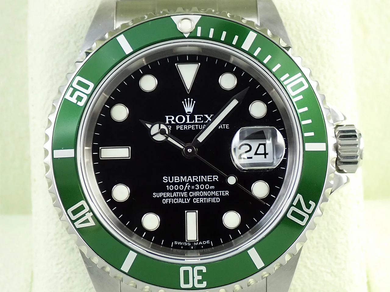 ロレックス サブマリーナー デイト Ref.16610LV ステンレススチール ブラック文字盤 - Image 3