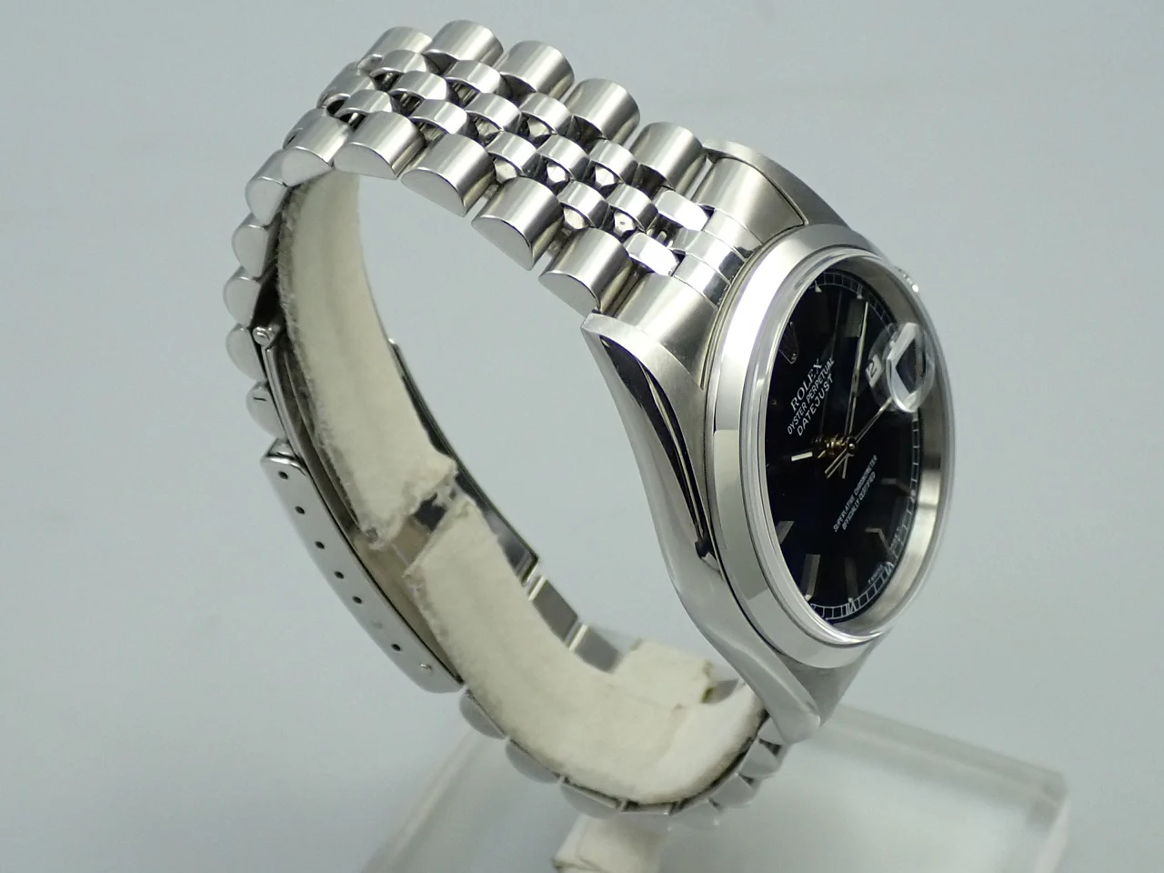 ロレックス デイトジャスト36 Ref.16200 ステンレススチール ブルー文字盤 ジュビリーブレスレット - Image 5
