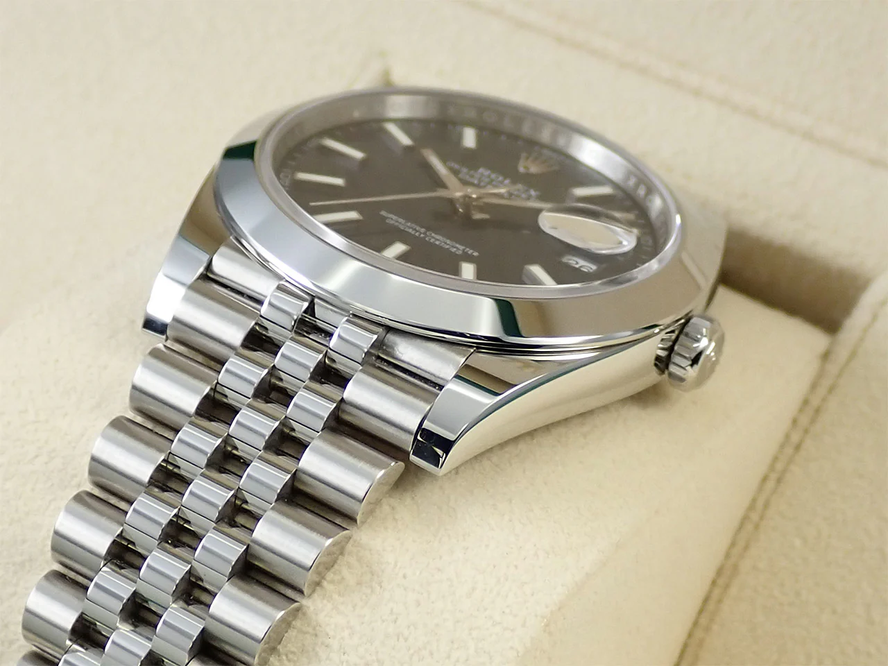 ロレックス デイトジャスト41 Ref.126300 ステンレススチール ブライトブルー文字盤 ジュビリーブレスレット 美品 7F184395 - Image 6