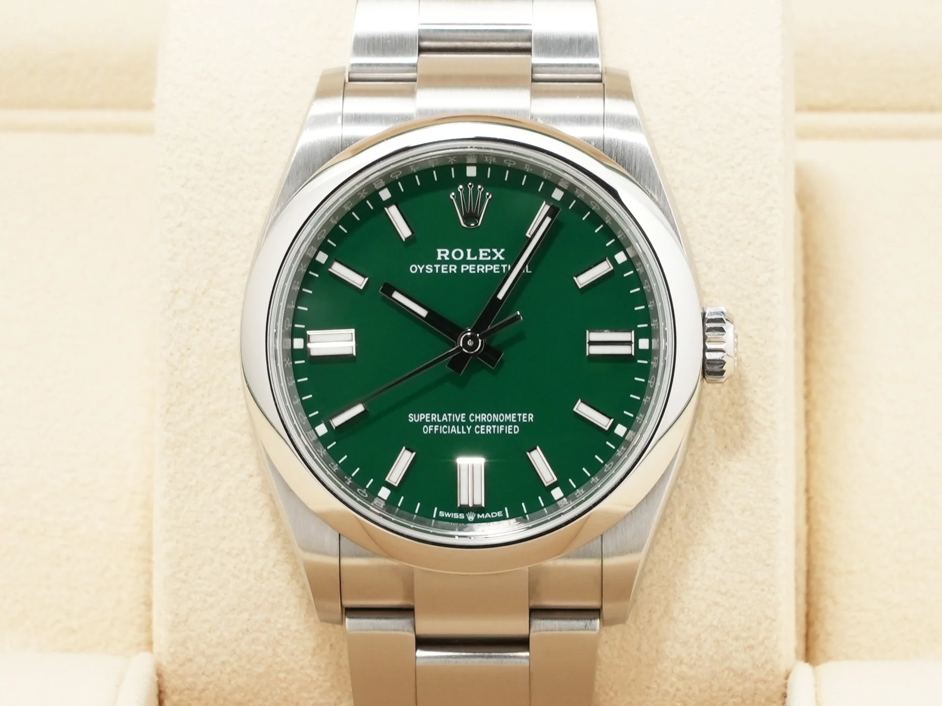 ロレックス オイスターパーペチュアル36 Ref.126000 ステンレススチール グリーン文字盤 - Image 2