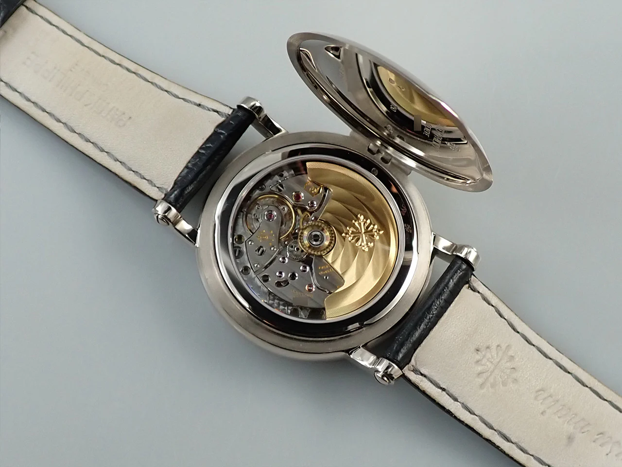 パテックフィリップ カラトラバ オフィサー Ref.5153G-001 ホワイトゴールド ブラック文字盤 - Image 8