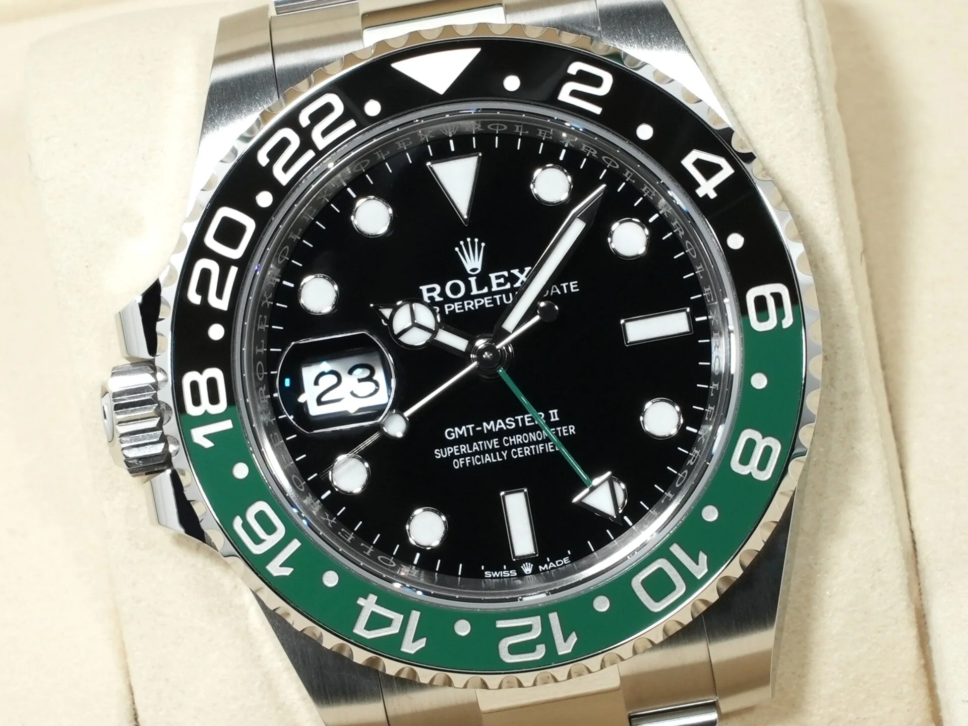 ロレックス GMTマスターII Ref.126720VTNR ステンレススチール ブラック文字盤 オイスターブレスレット 未使用 7j6gwsws - Image 3