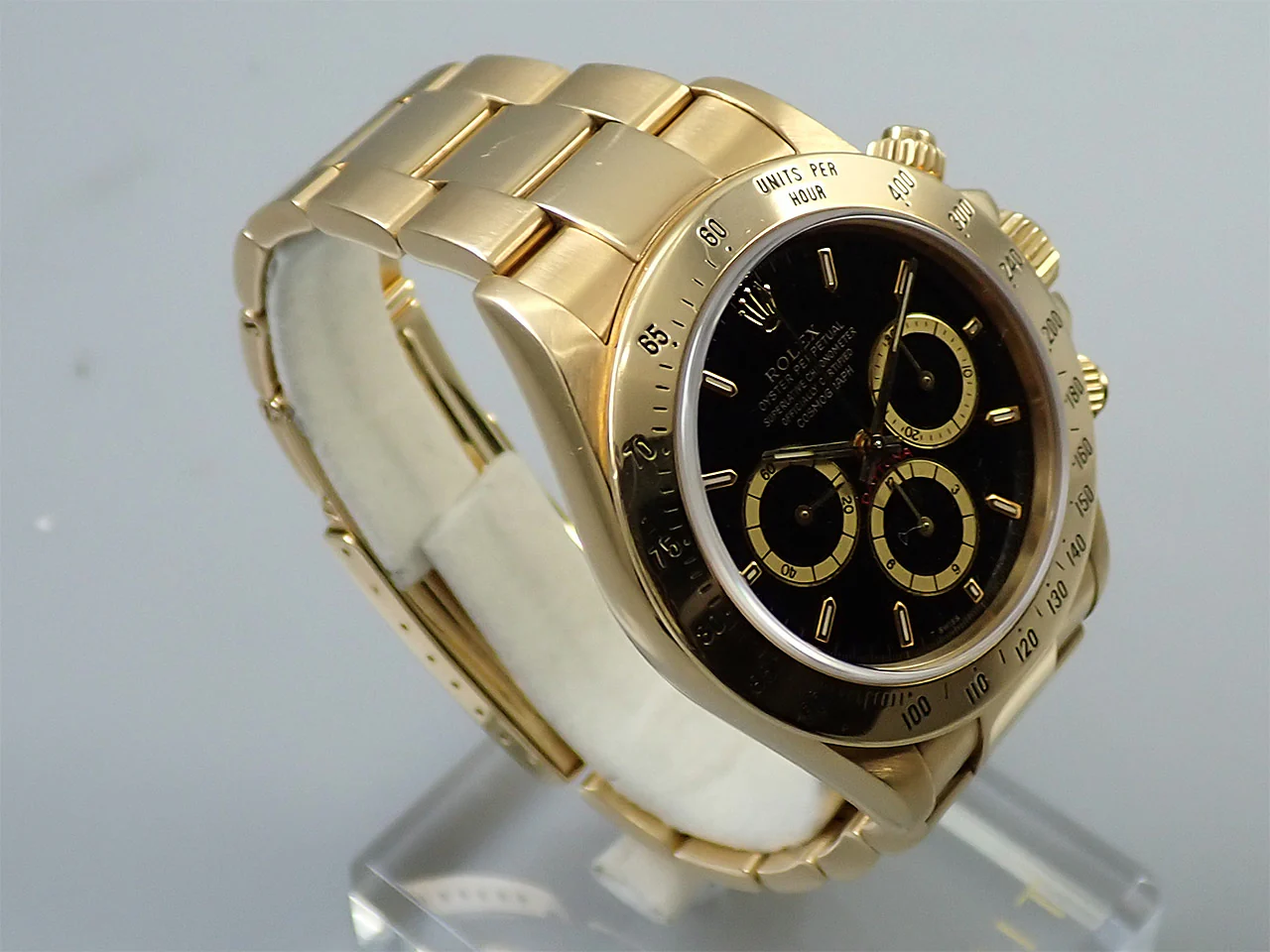 ロレックス デイトナ エルプリメロ Ref.16528 イエローゴールド ブラック文字盤 - Image 5