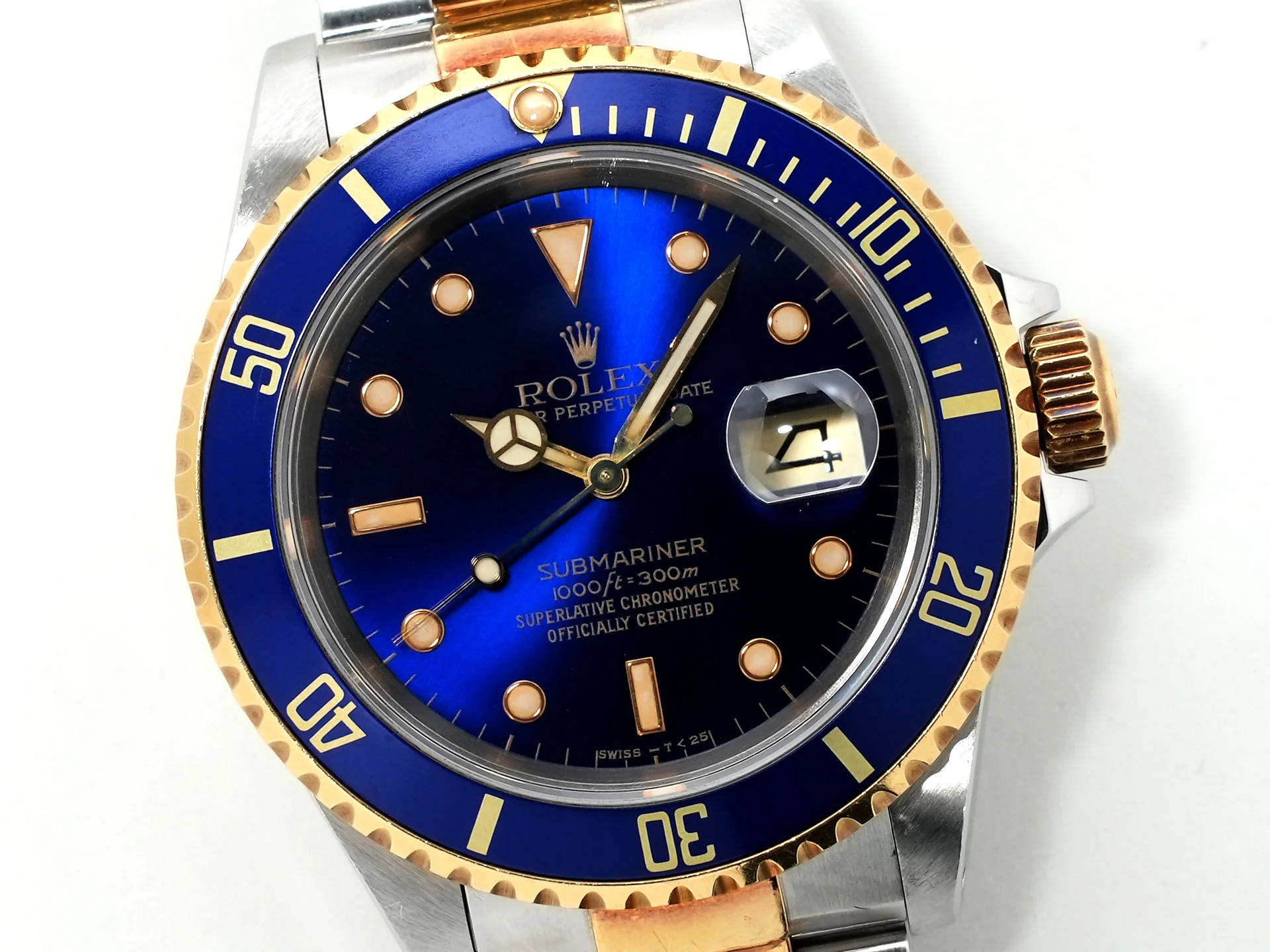 ロレックス サブマリーナー デイト Ref.16613 ステンレススチール/イエローゴールド ブルー文字盤 中古 7ojgtoqa - Image 3