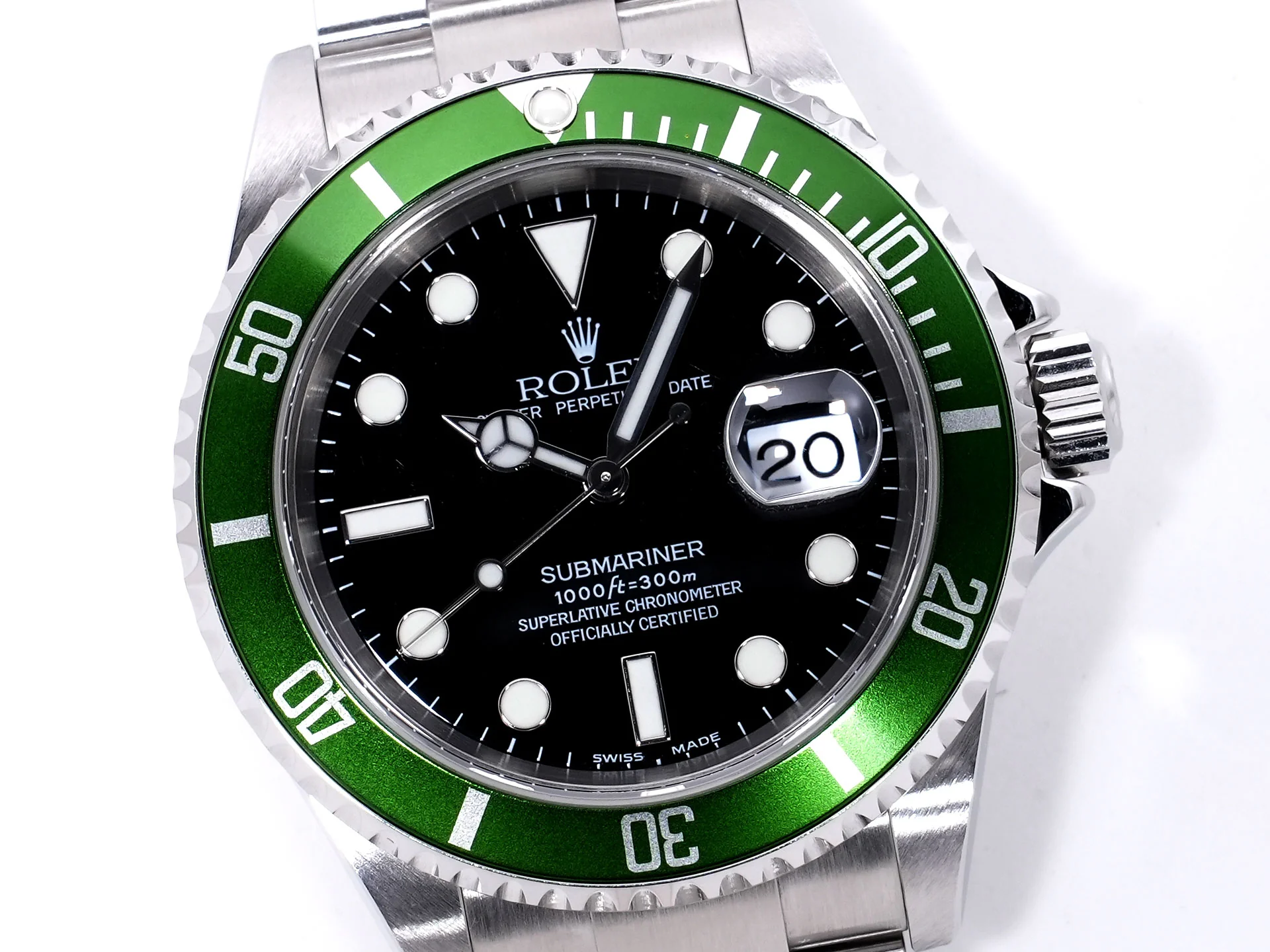 ロレックス サブマリーナー デイト Ref.16610LV ステンレススチール ブラック文字盤 中古 7oo93sh8 - Image 3